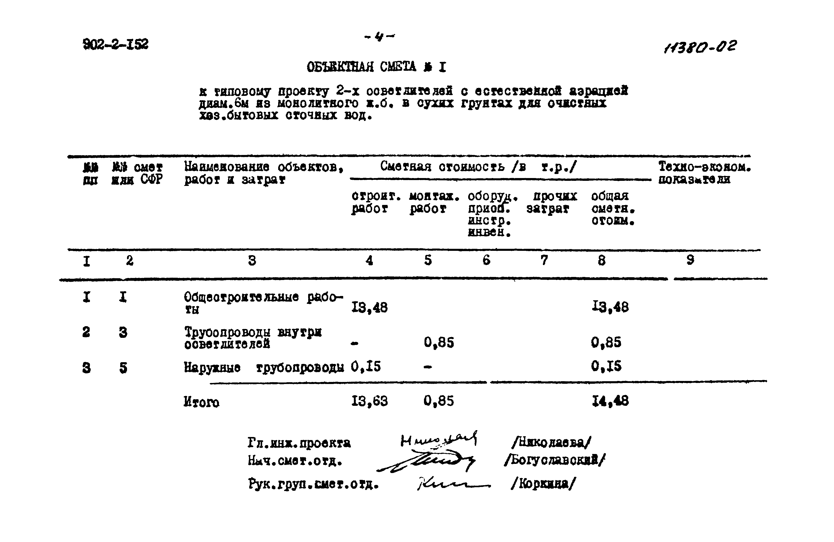 Типовой проект 902-2-152