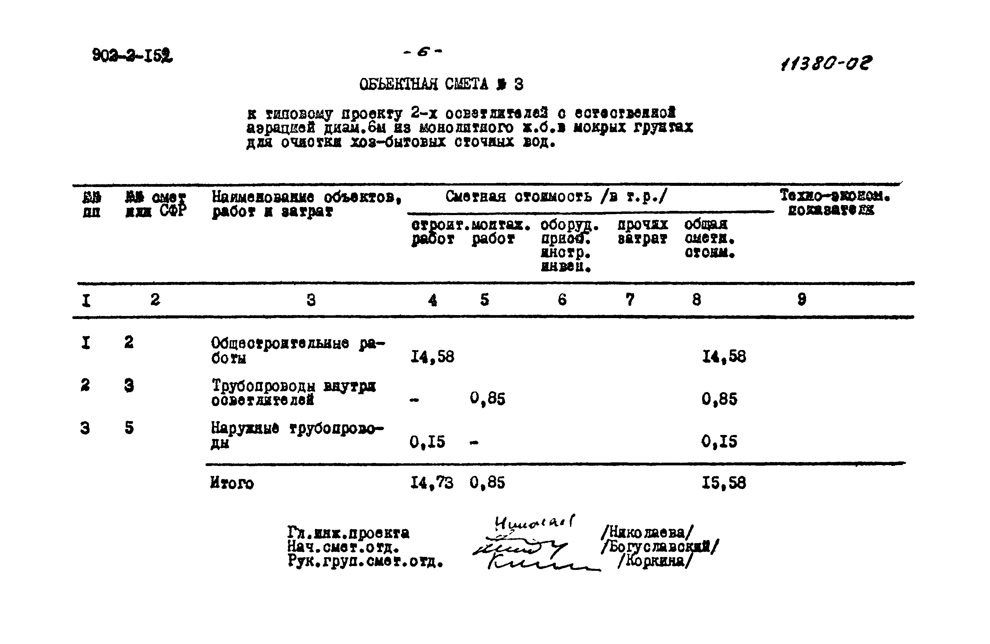 Типовой проект 902-2-152