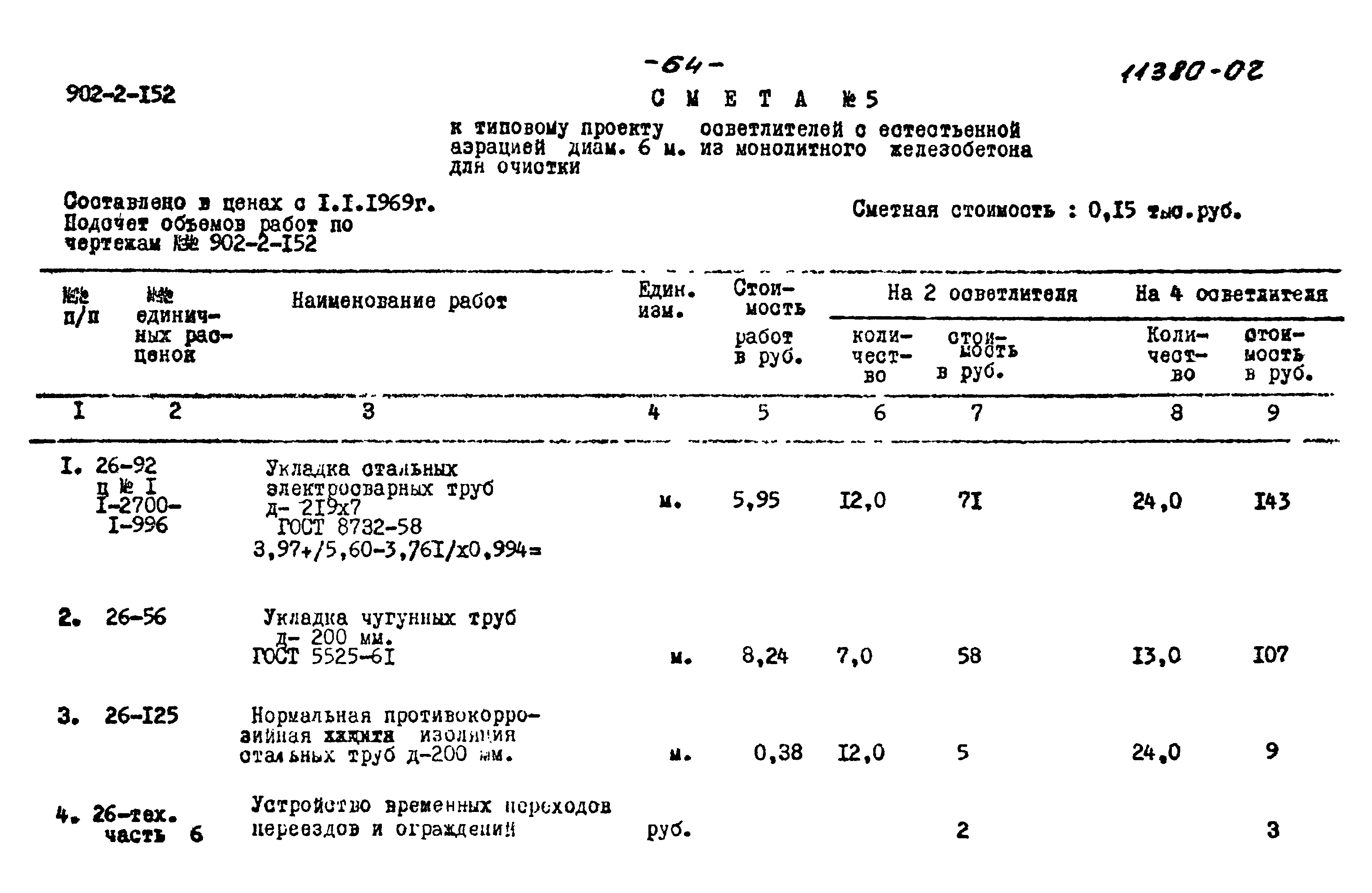 Типовой проект 902-2-152
