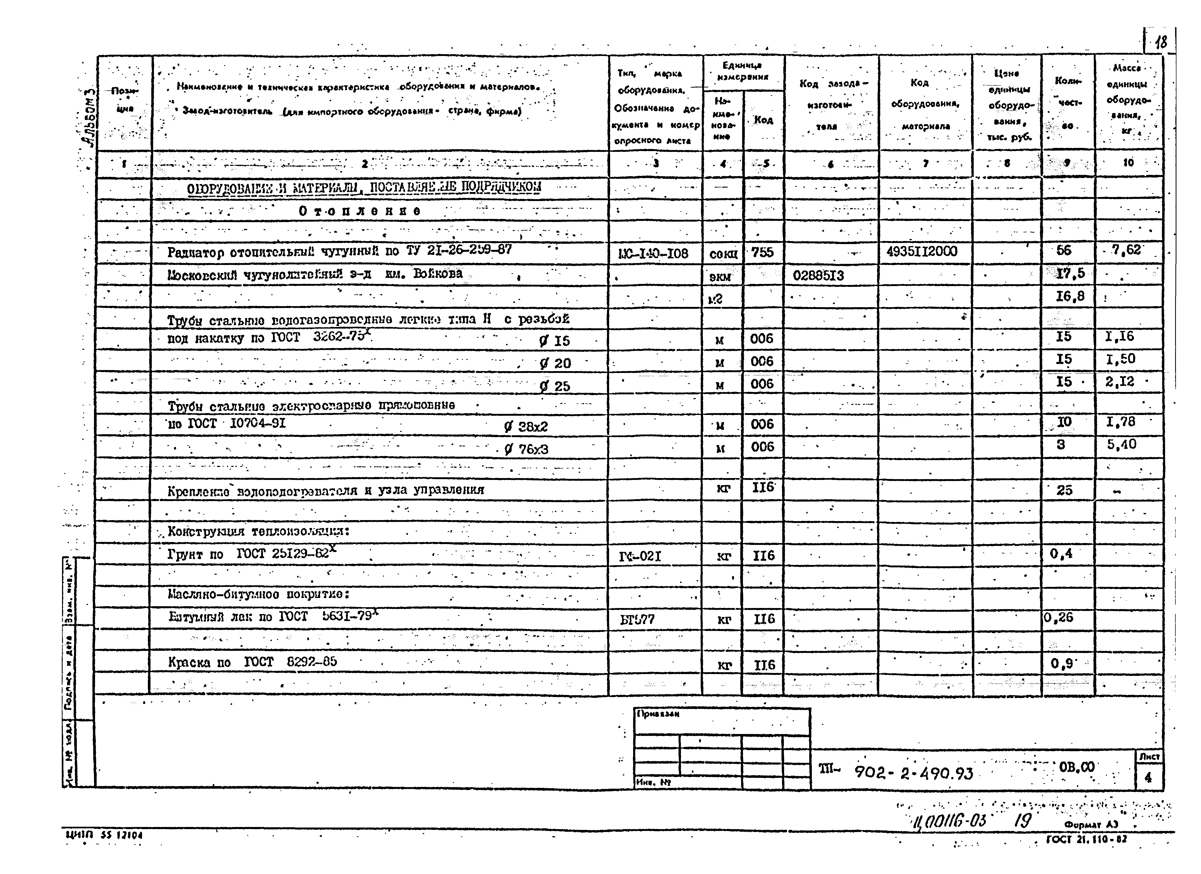 Типовой проект 902-2-490.93