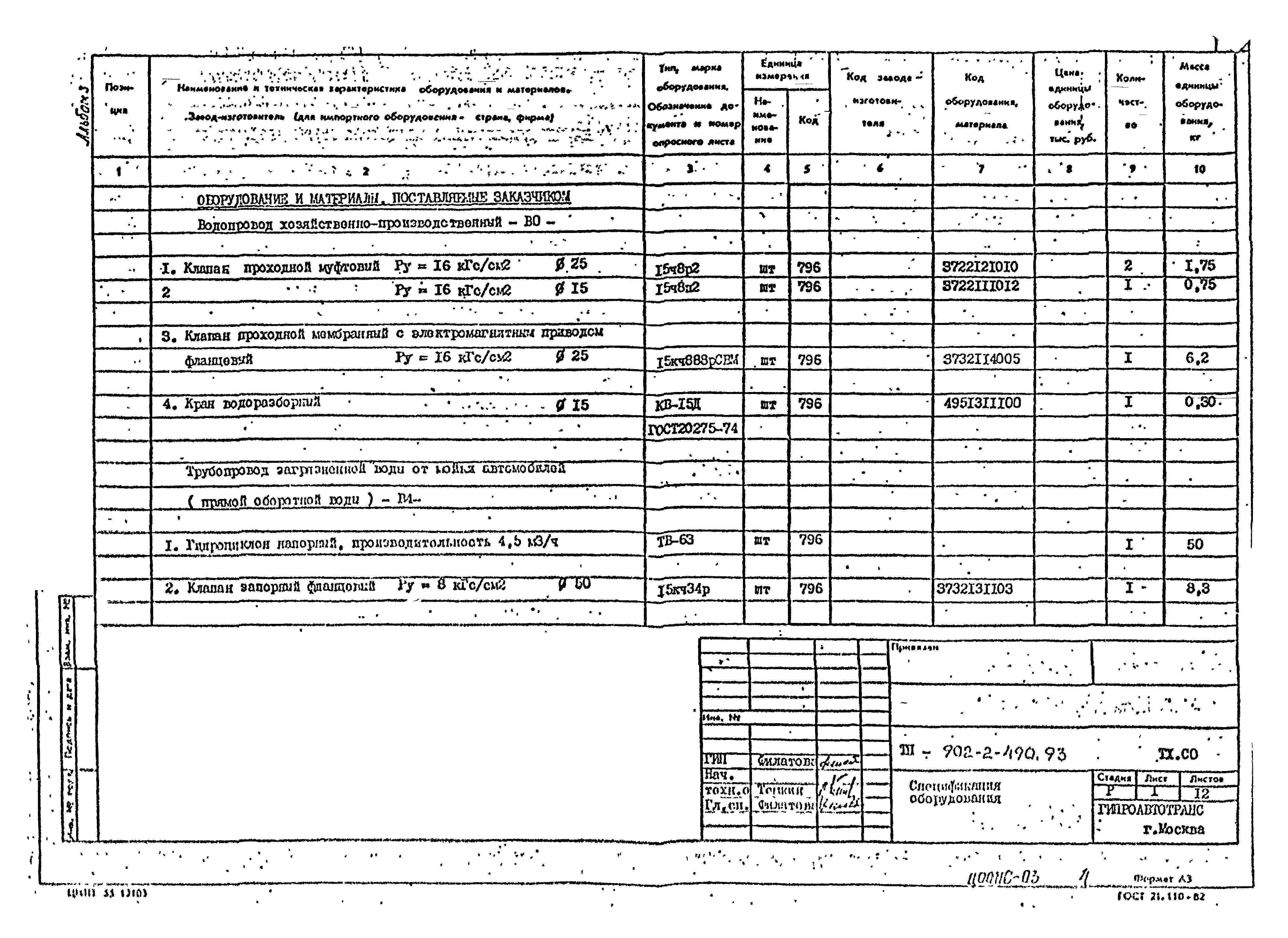 Типовой проект 902-2-490.93