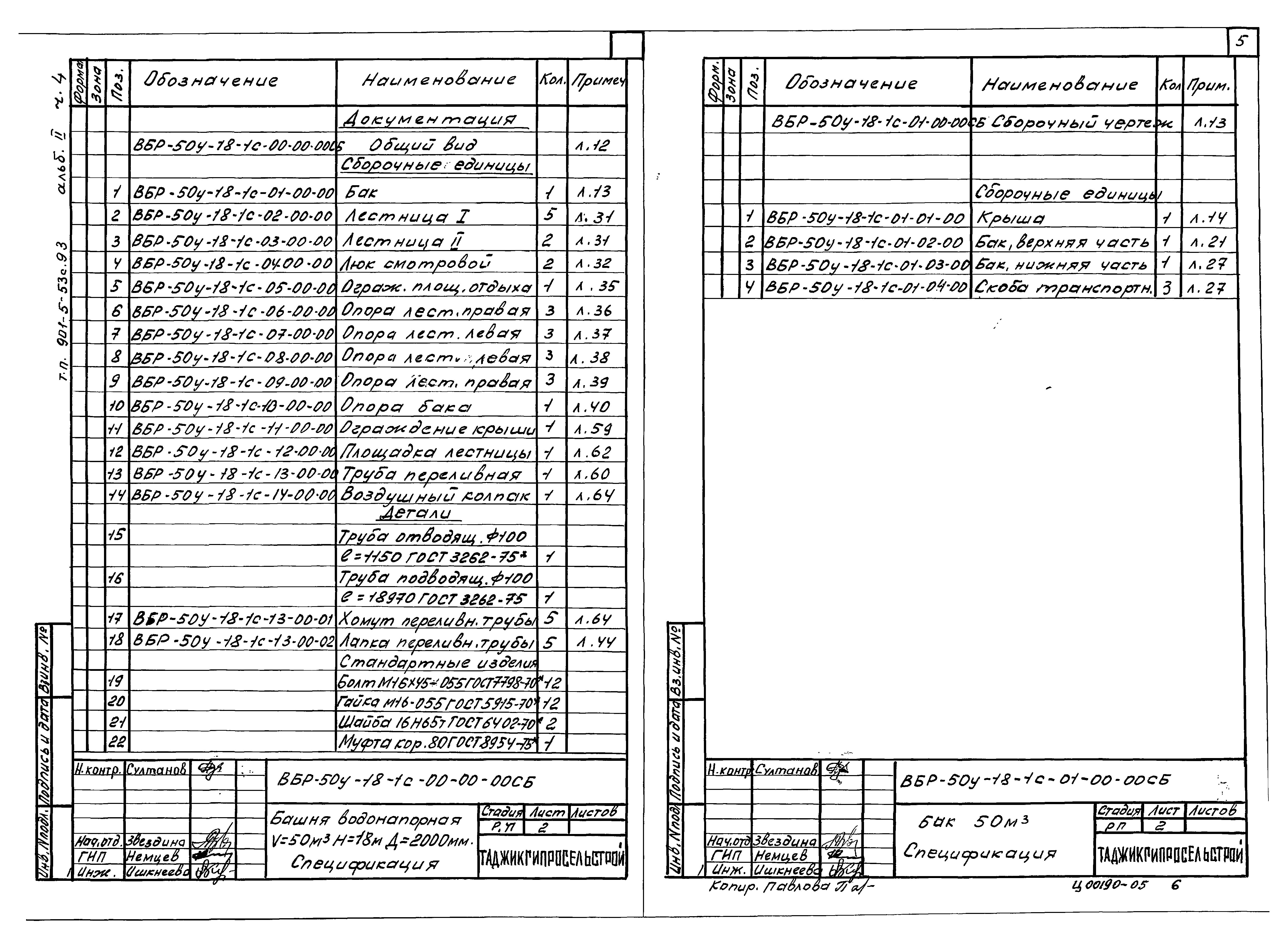 Типовой проект 901-5-53с.93