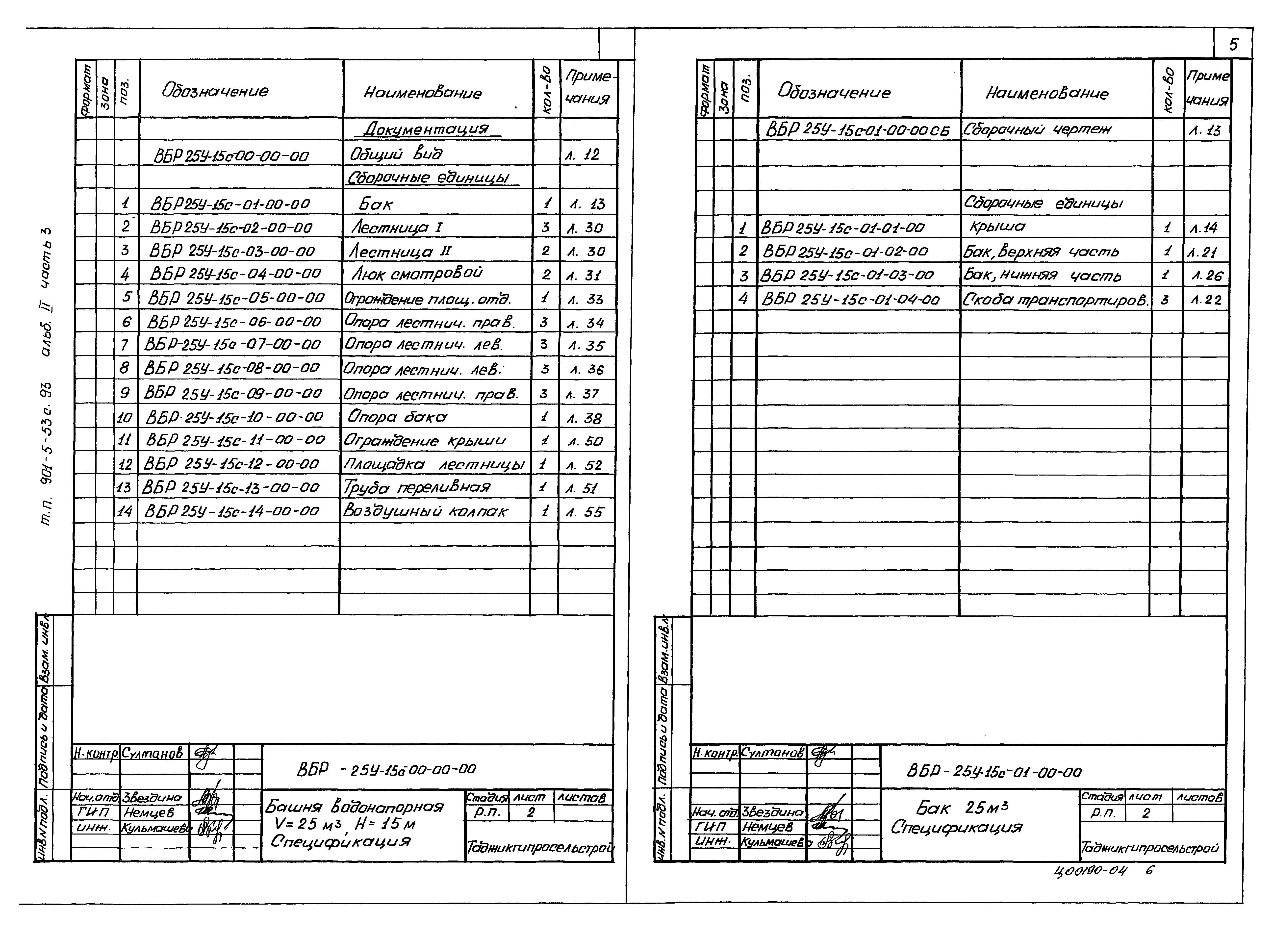 Типовой проект 901-5-53с.93
