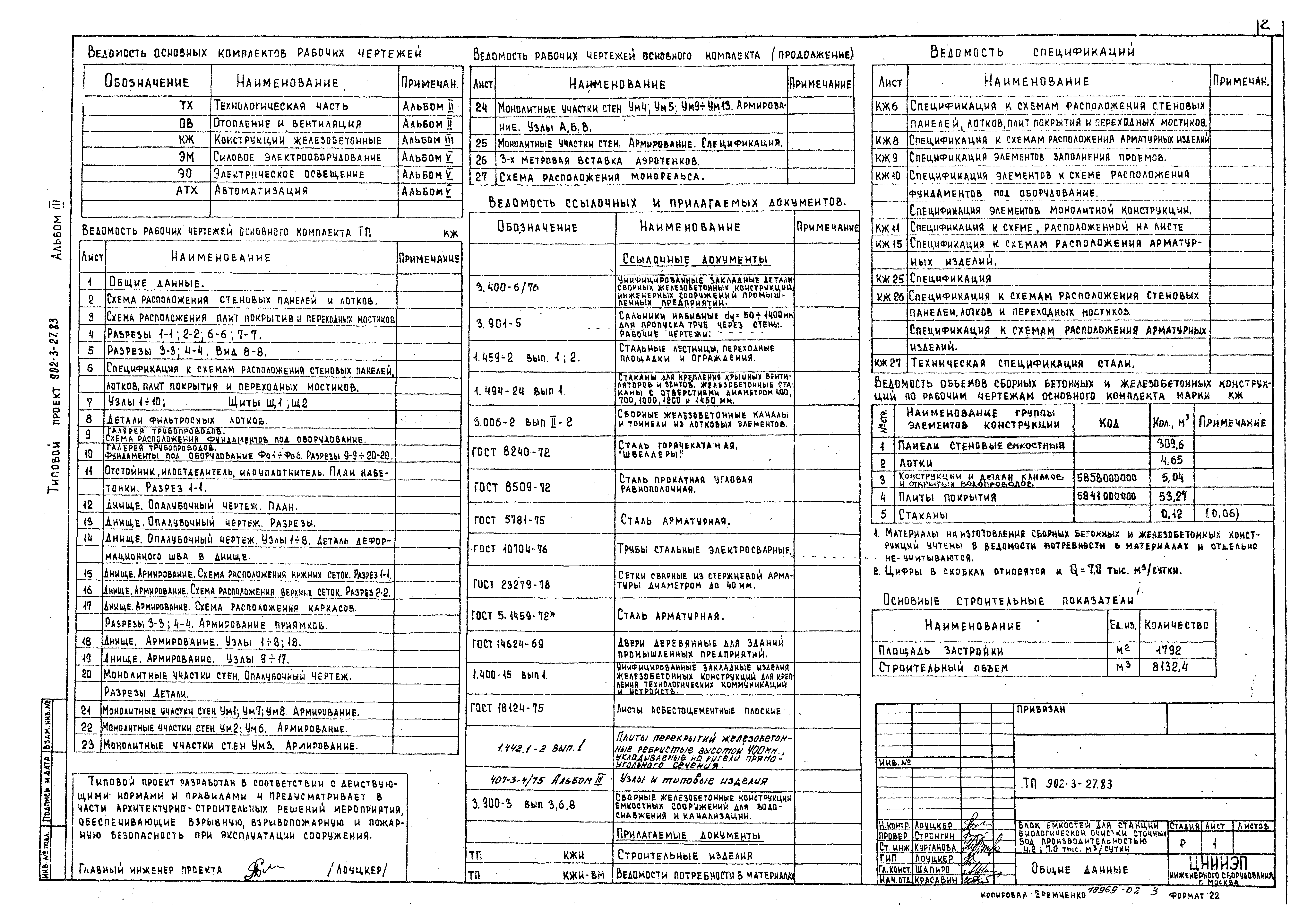 Типовой проект 902-3-27.83