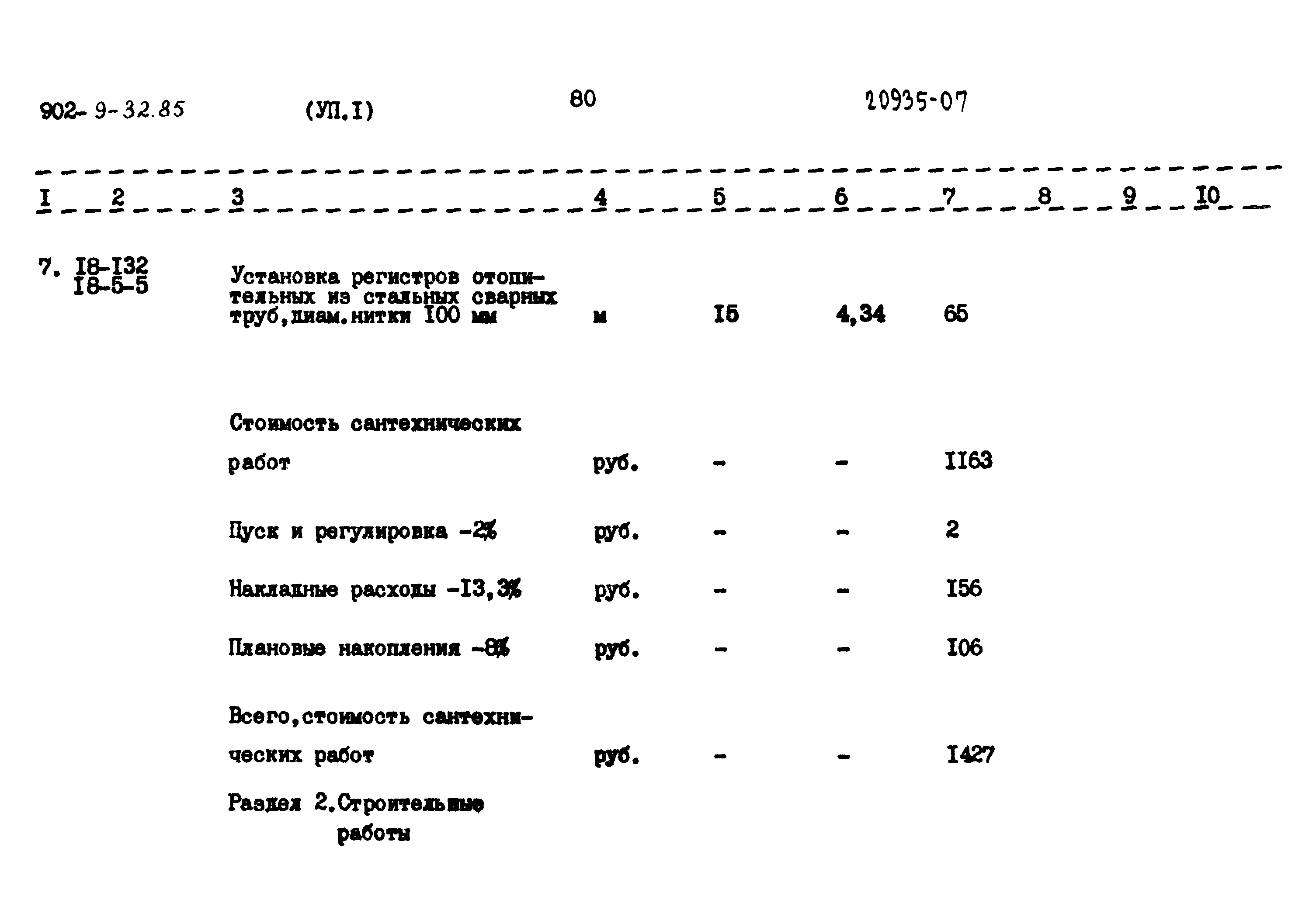Типовой проект 902-9-32.85