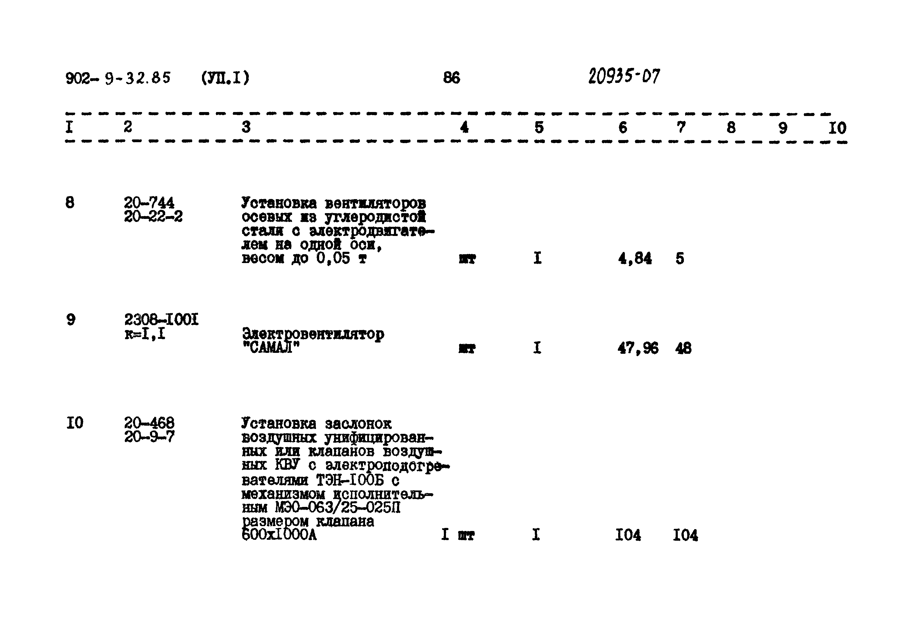Типовой проект 902-9-32.85