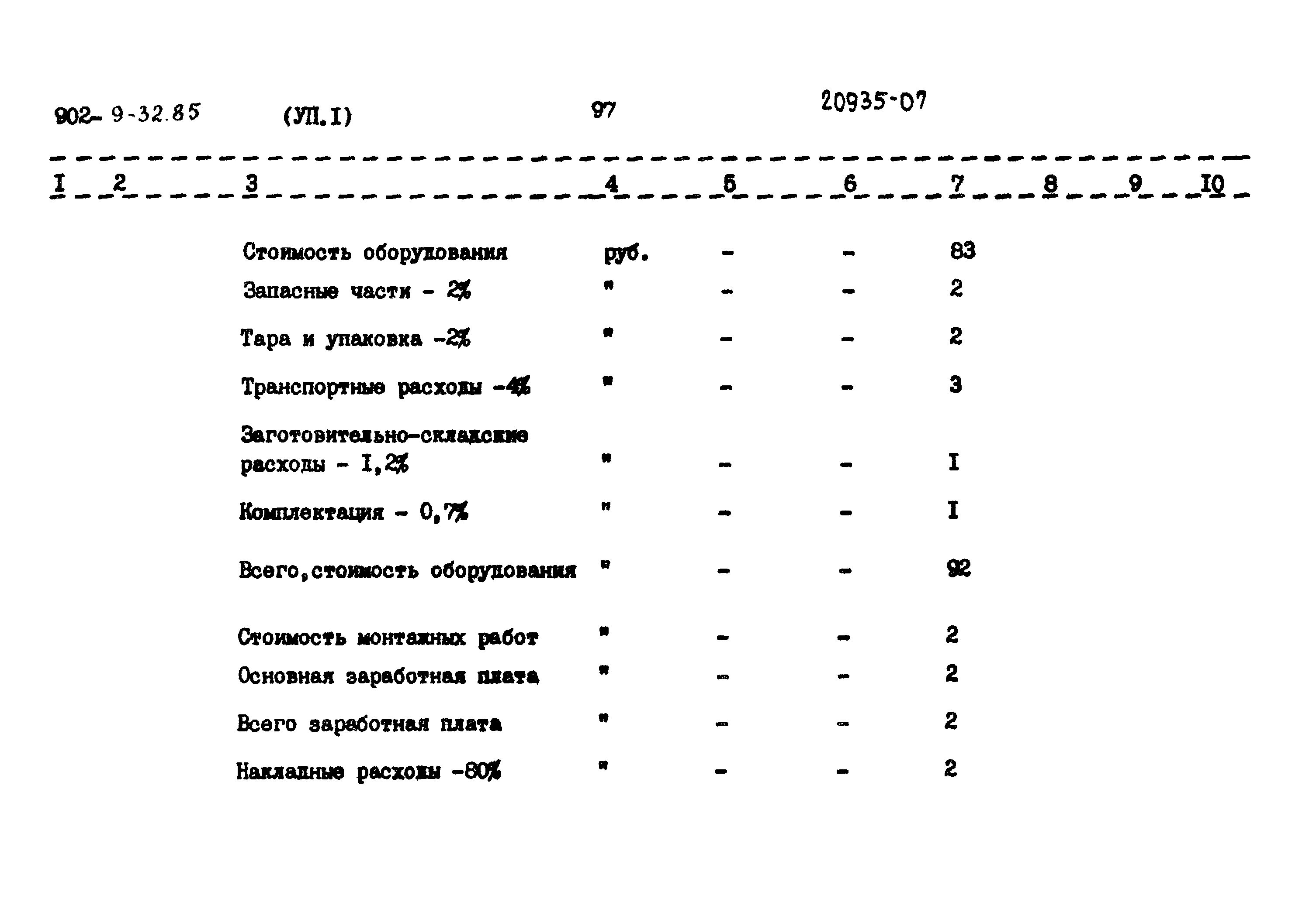 Типовой проект 902-9-32.85