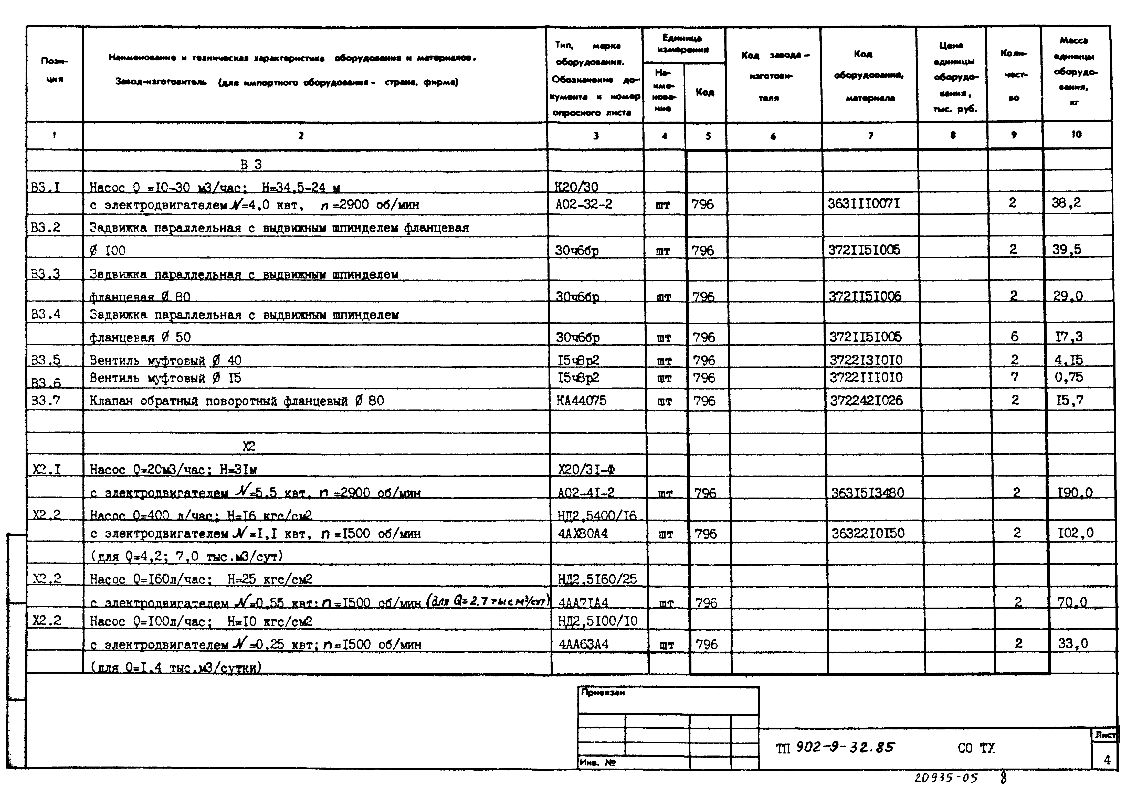 Типовой проект 902-9-32.85