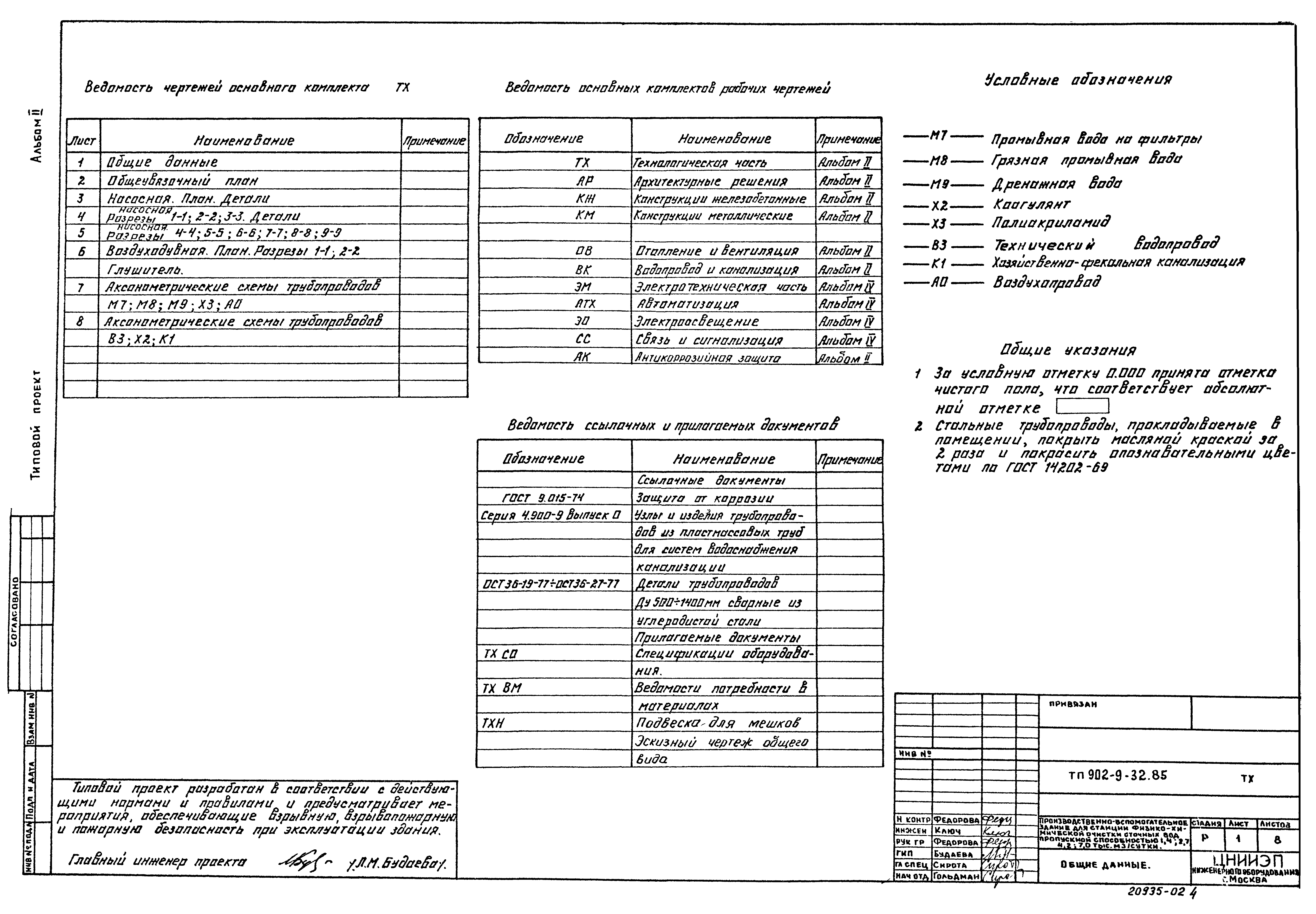 Типовой проект 902-9-32.85