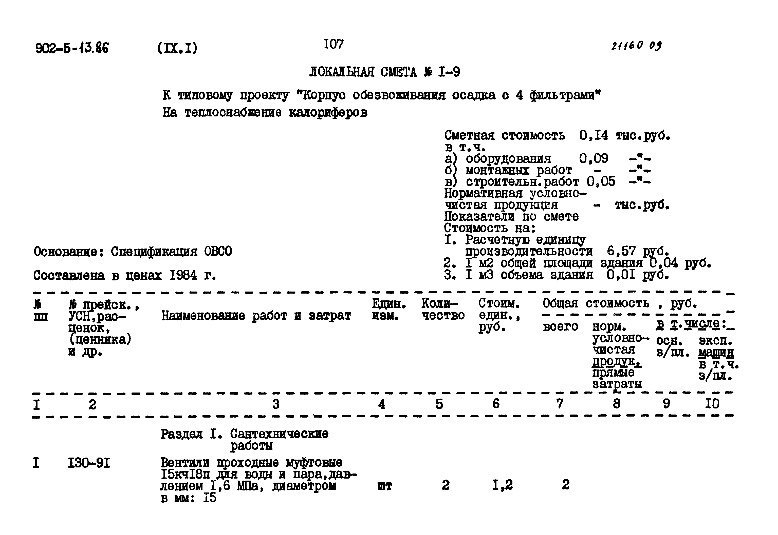 Типовой проект 902-5-13.86