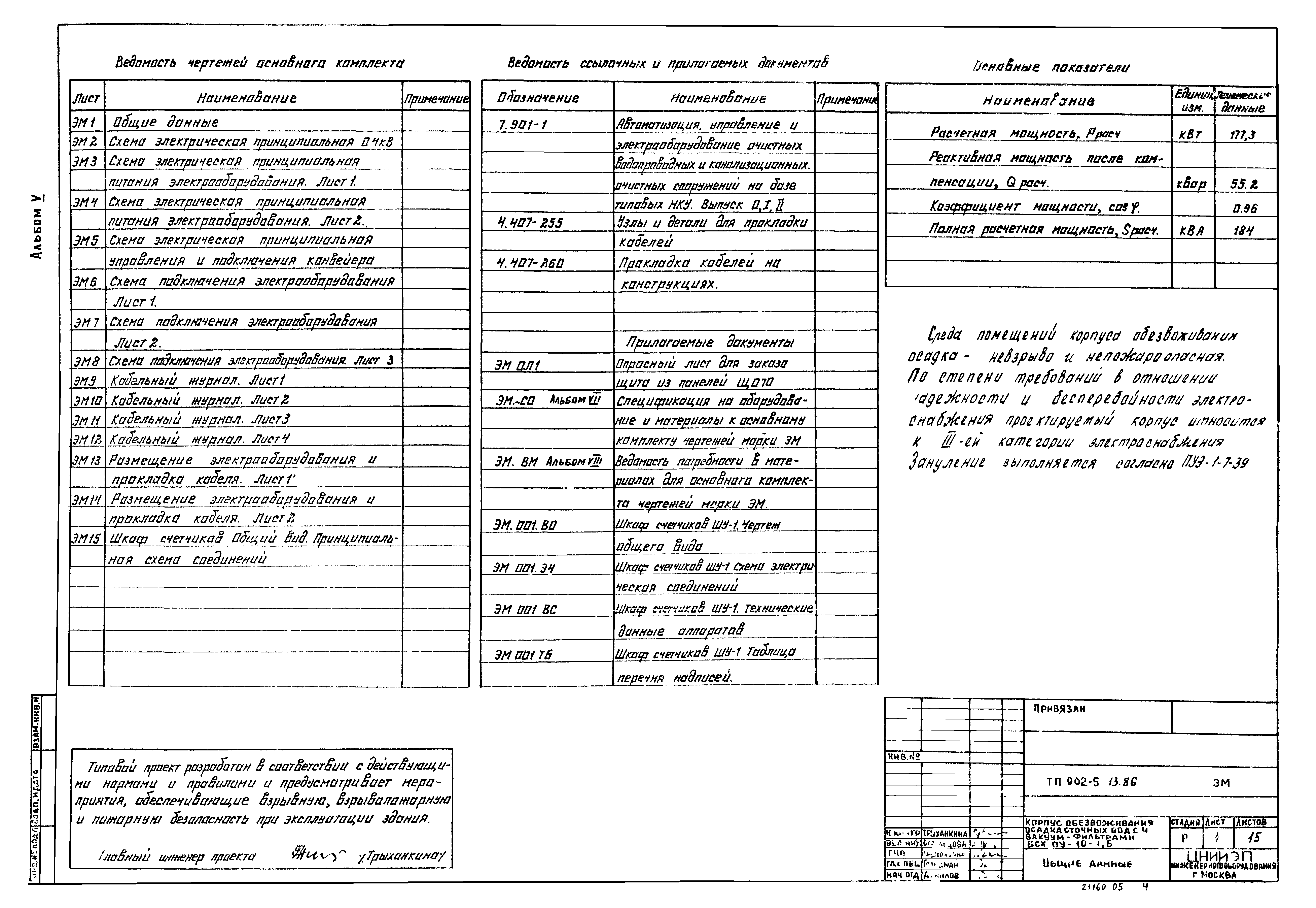 Типовой проект 902-5-13.86