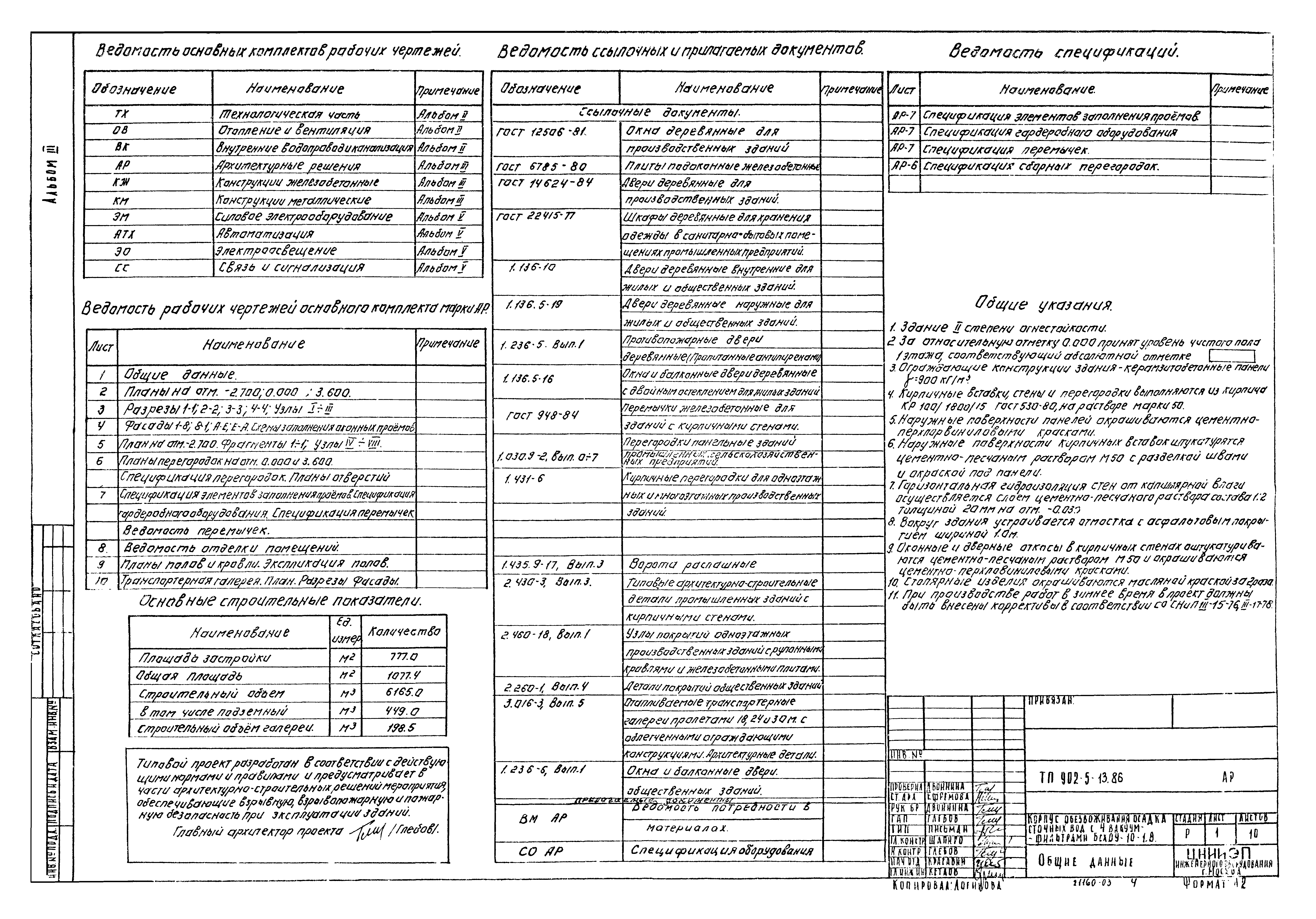 Типовой проект 902-5-13.86