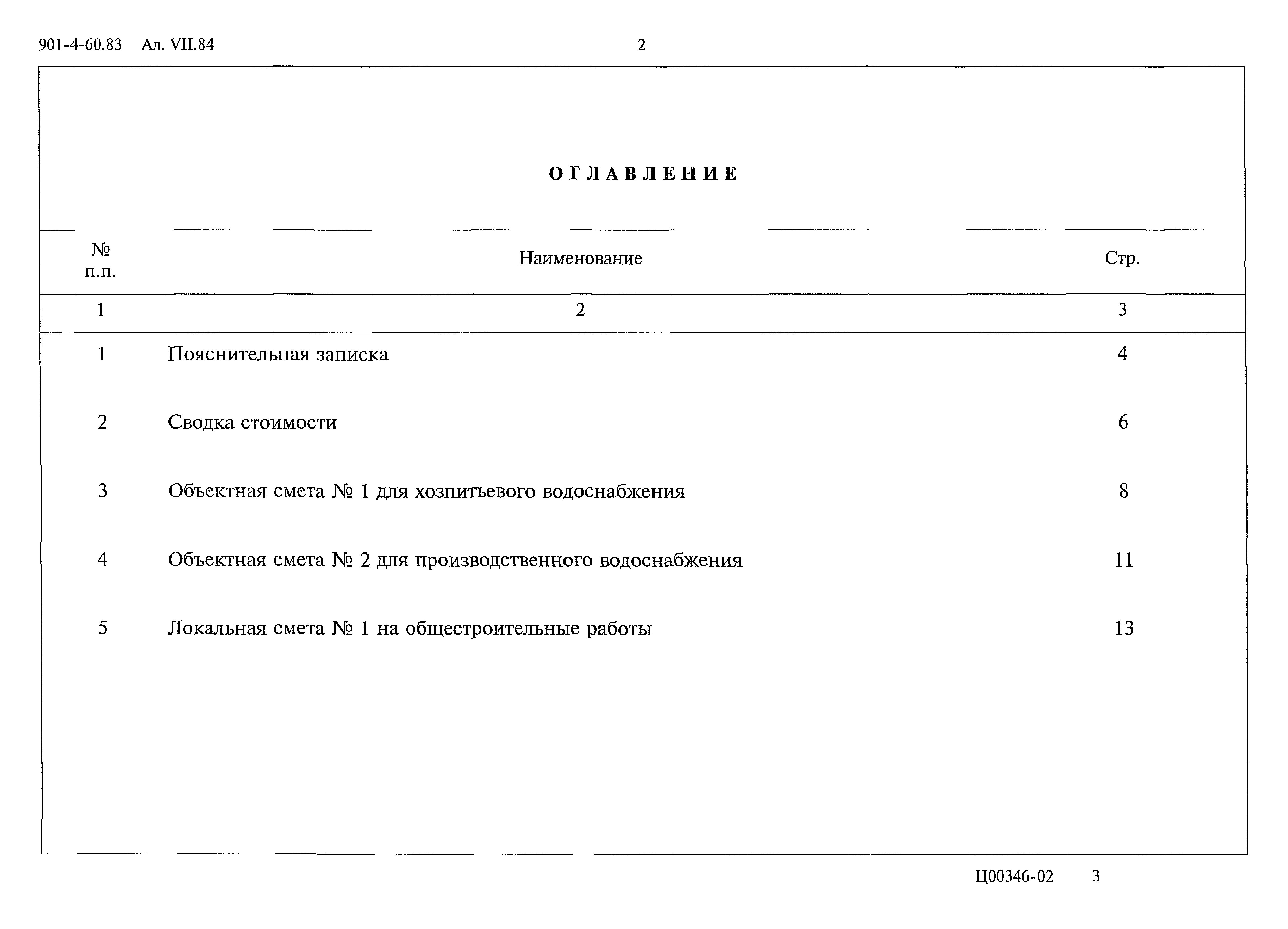 Типовой проект 901-4-60.83