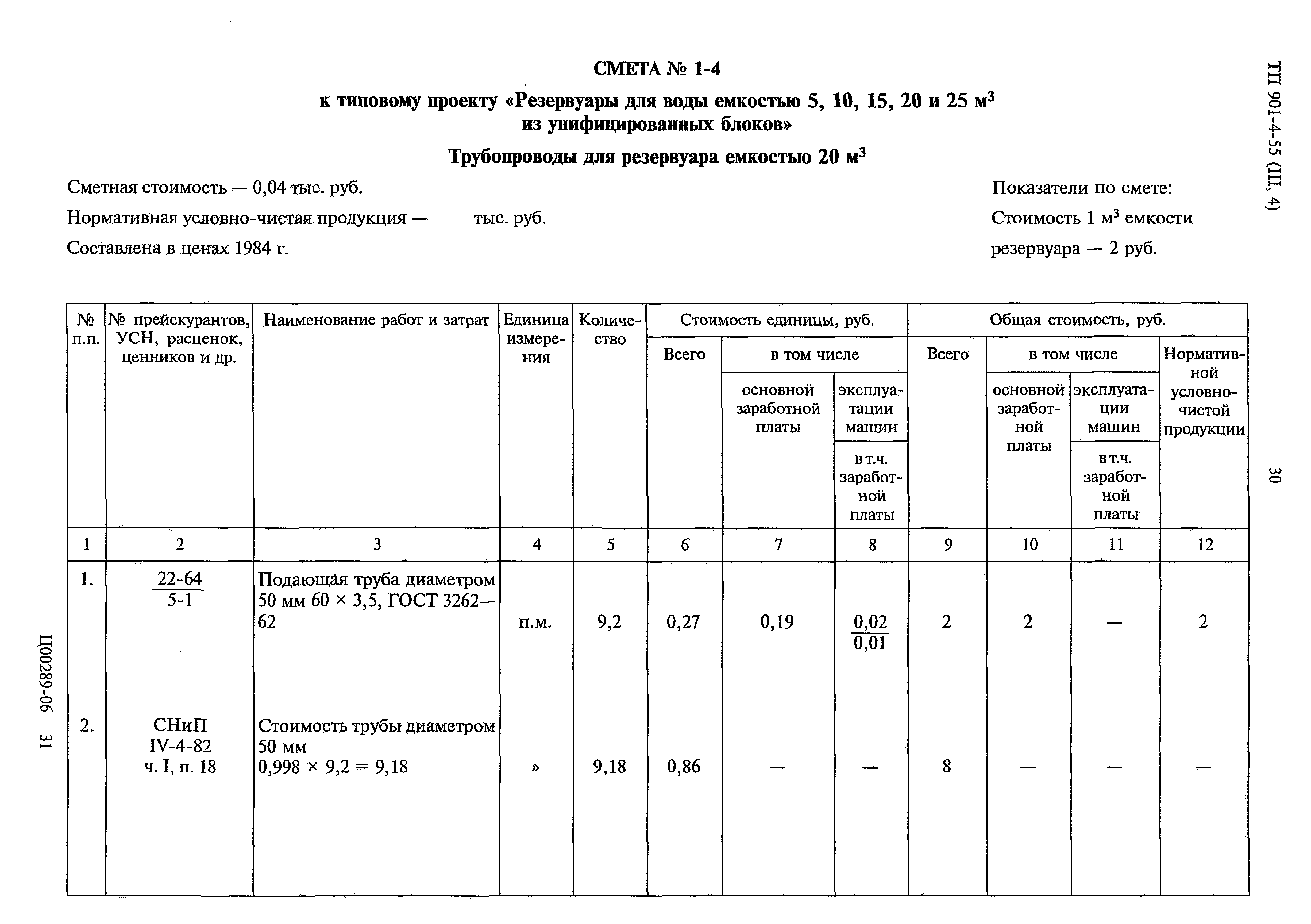 Типовой проект 901-4-55