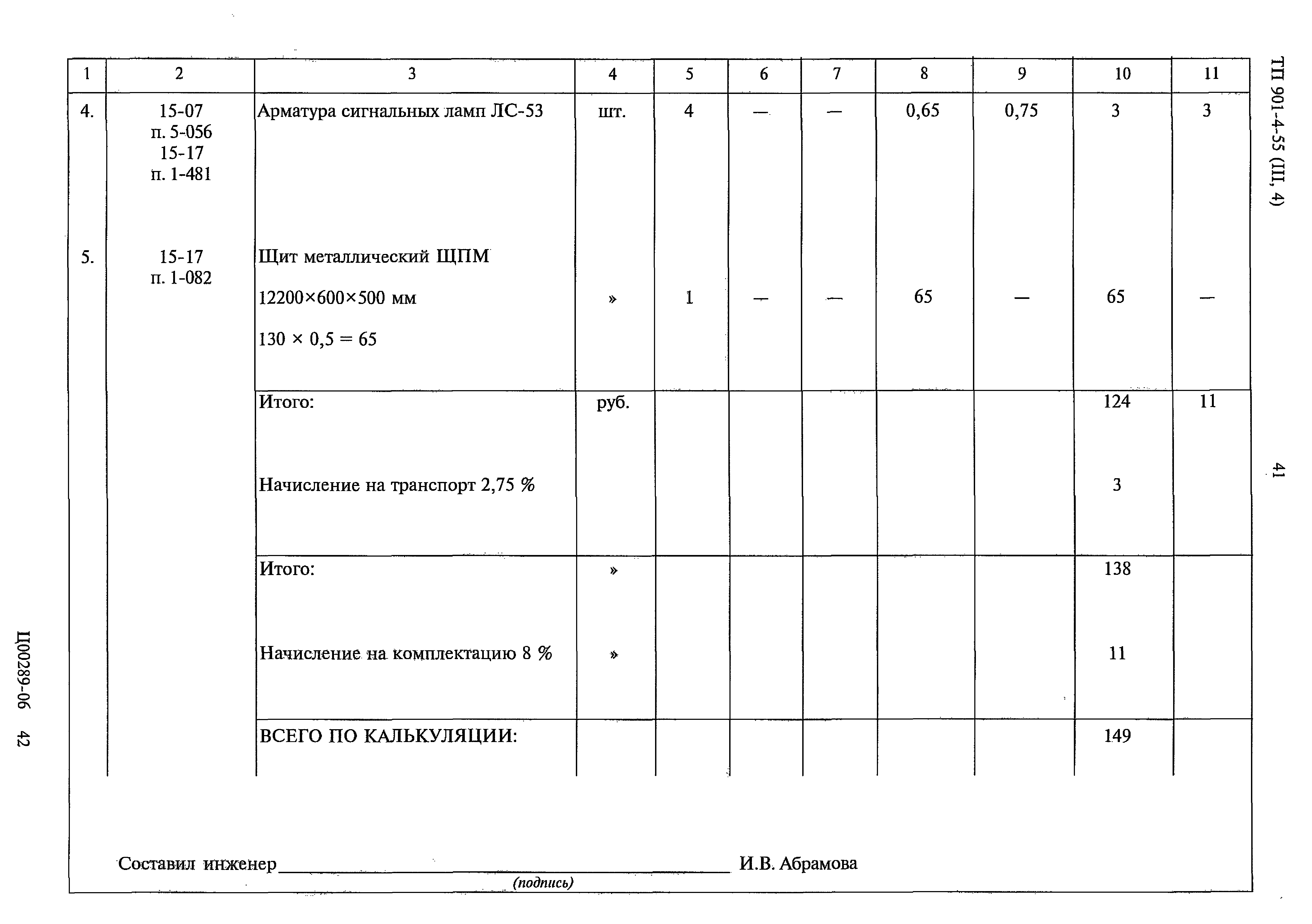 Типовой проект 901-4-55