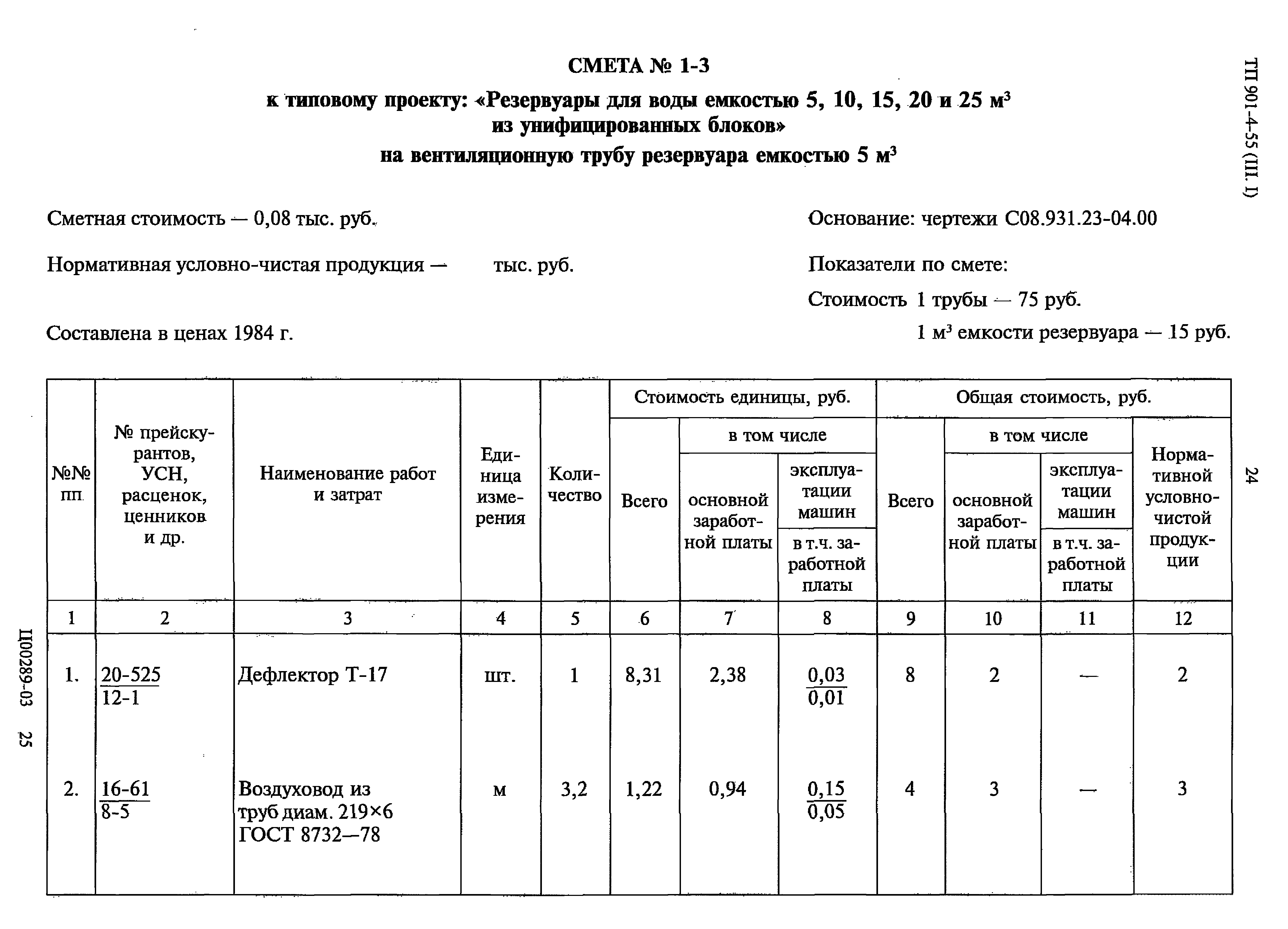Типовой проект 901-4-55