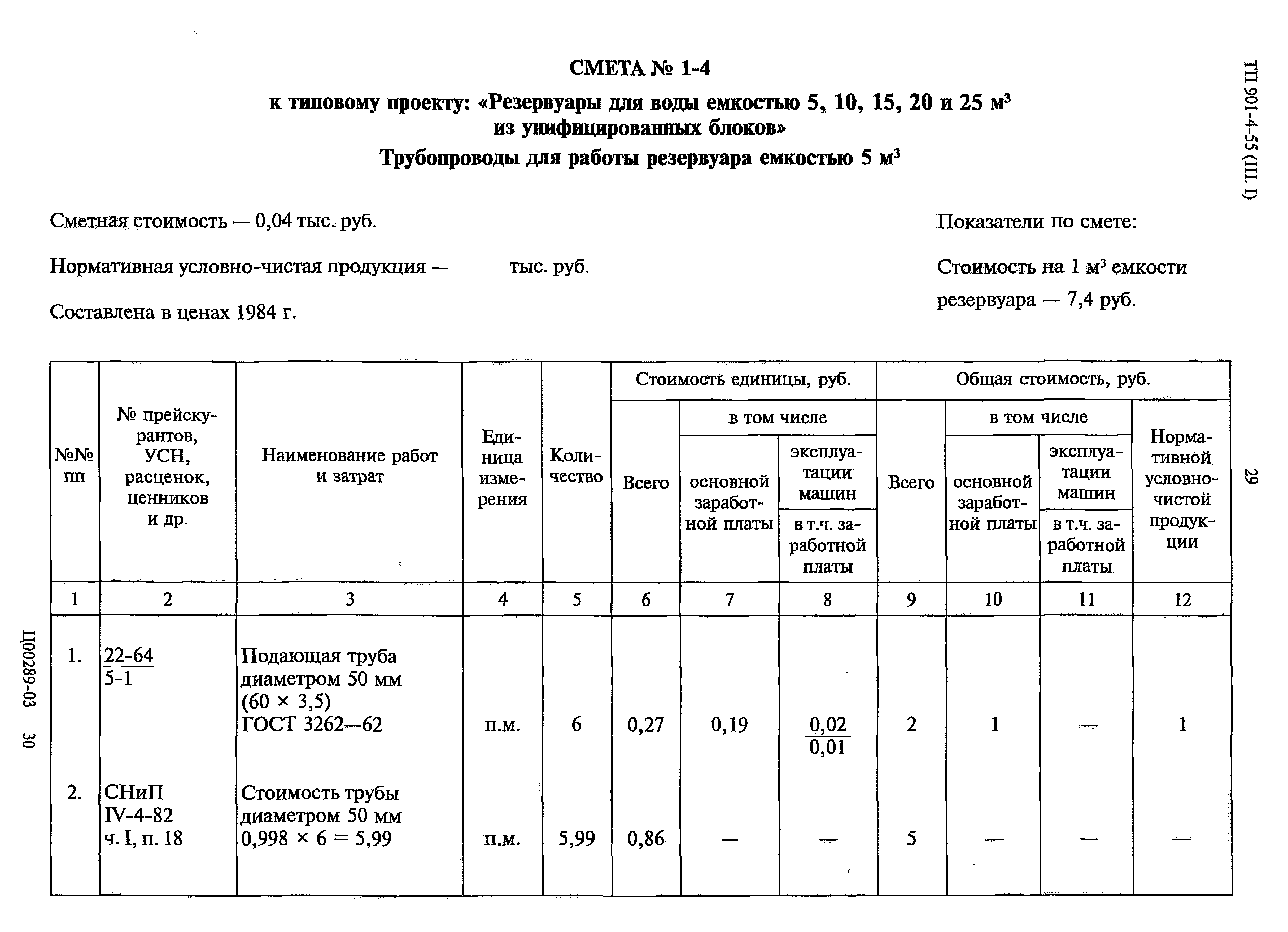 Типовой проект 901-4-55