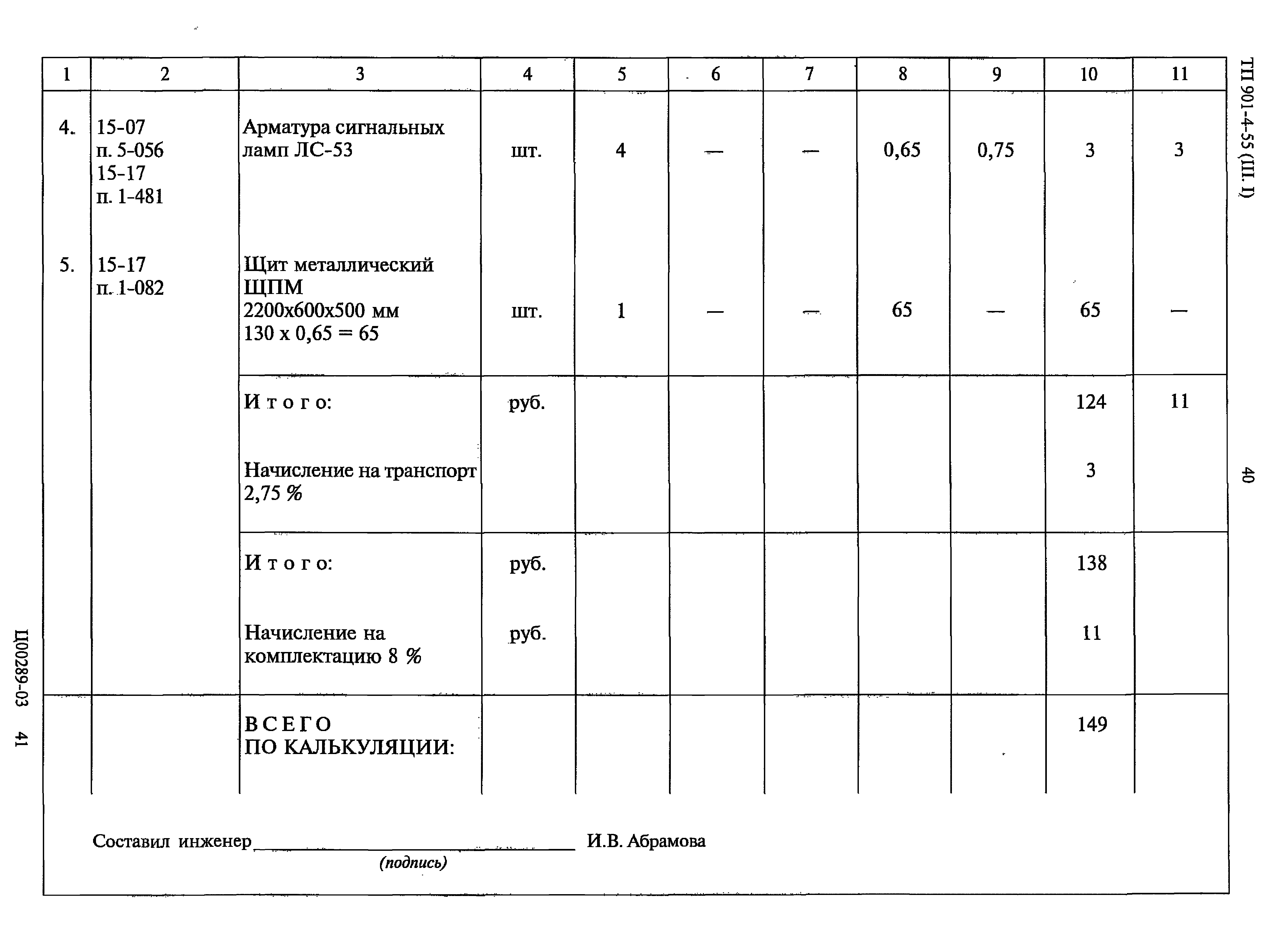 Типовой проект 901-4-55
