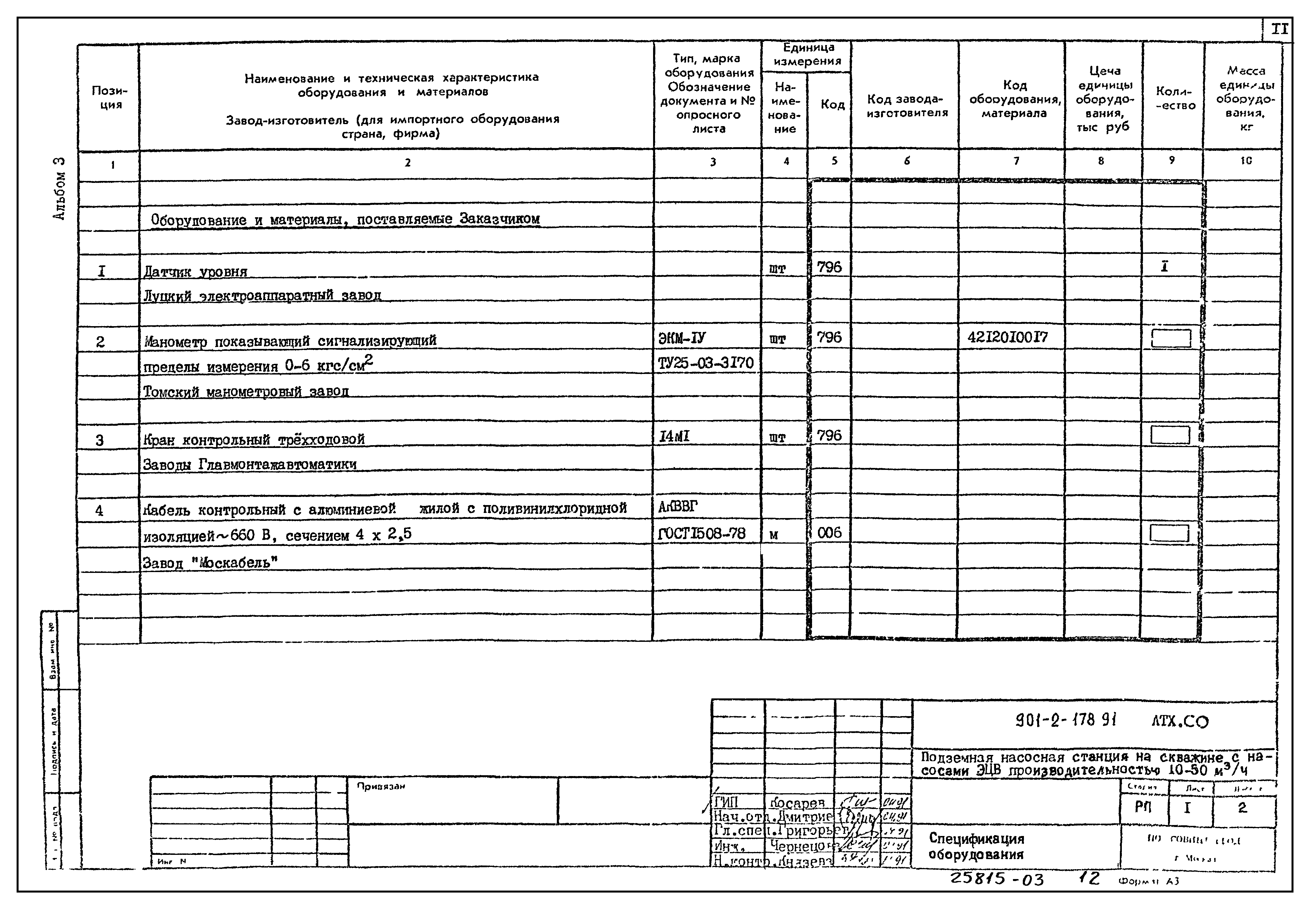 Типовой проект 901-2-178.91