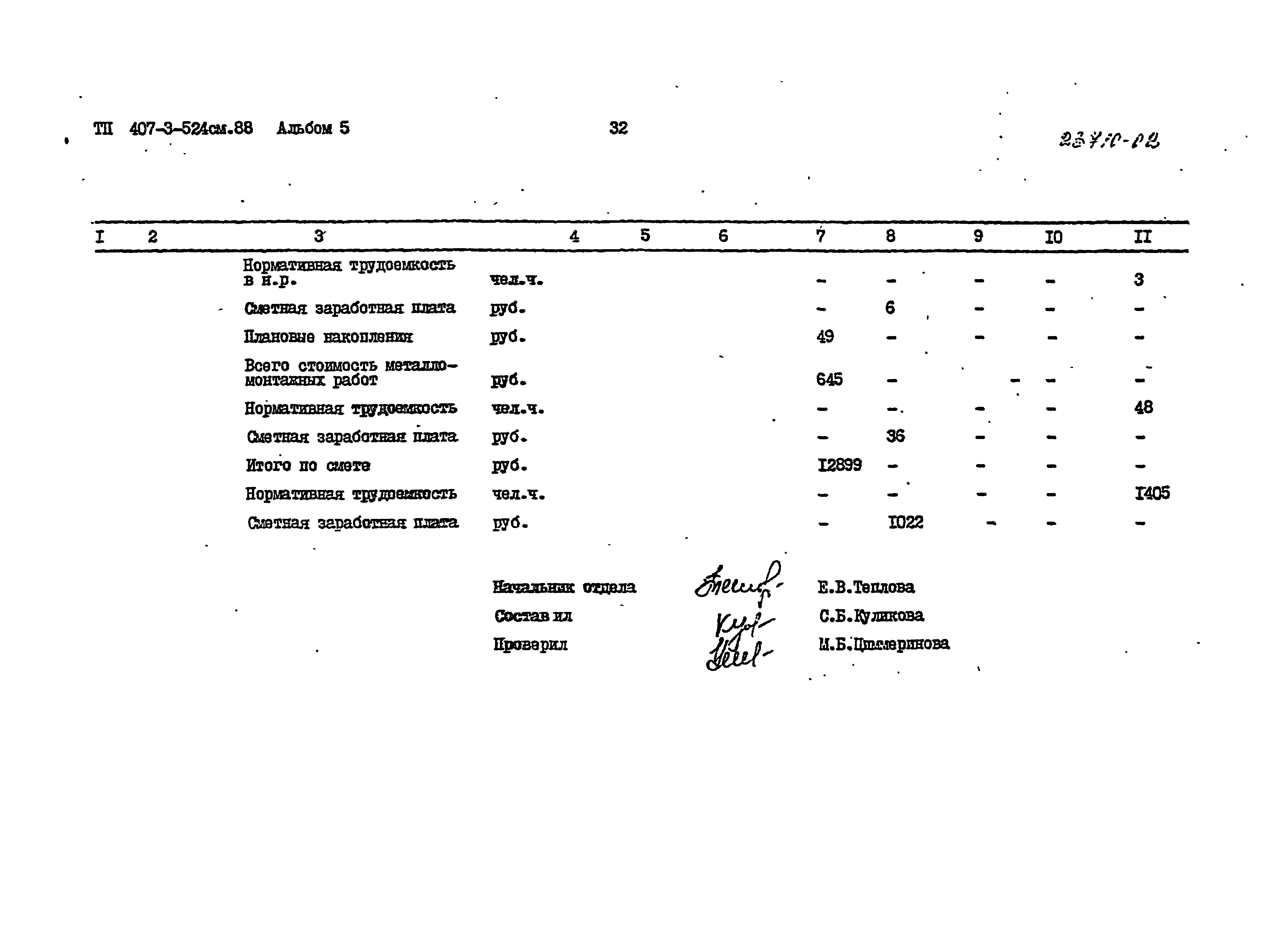 Типовой проект 407-3-524см.88
