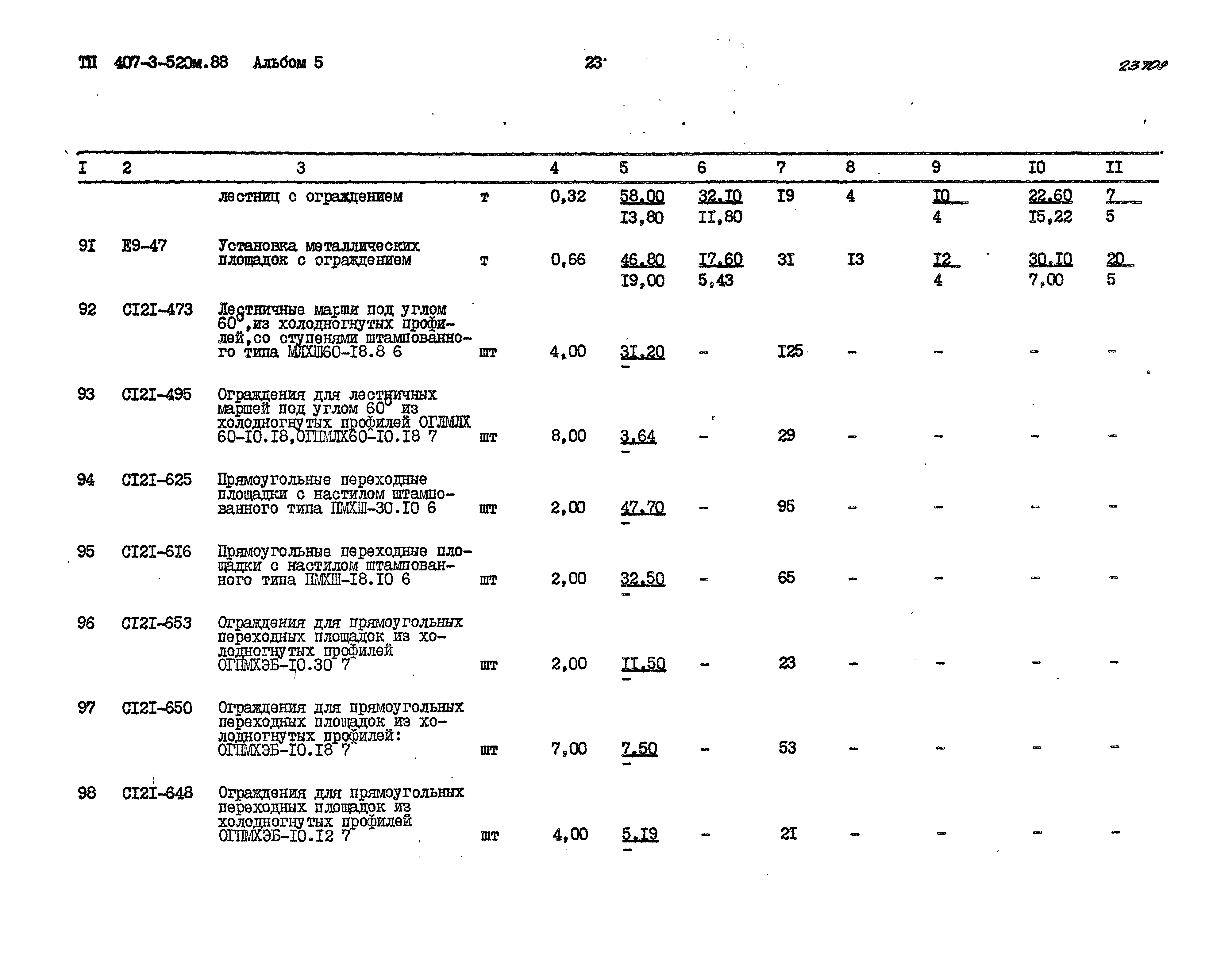 Типовой проект 407-3-520м.88