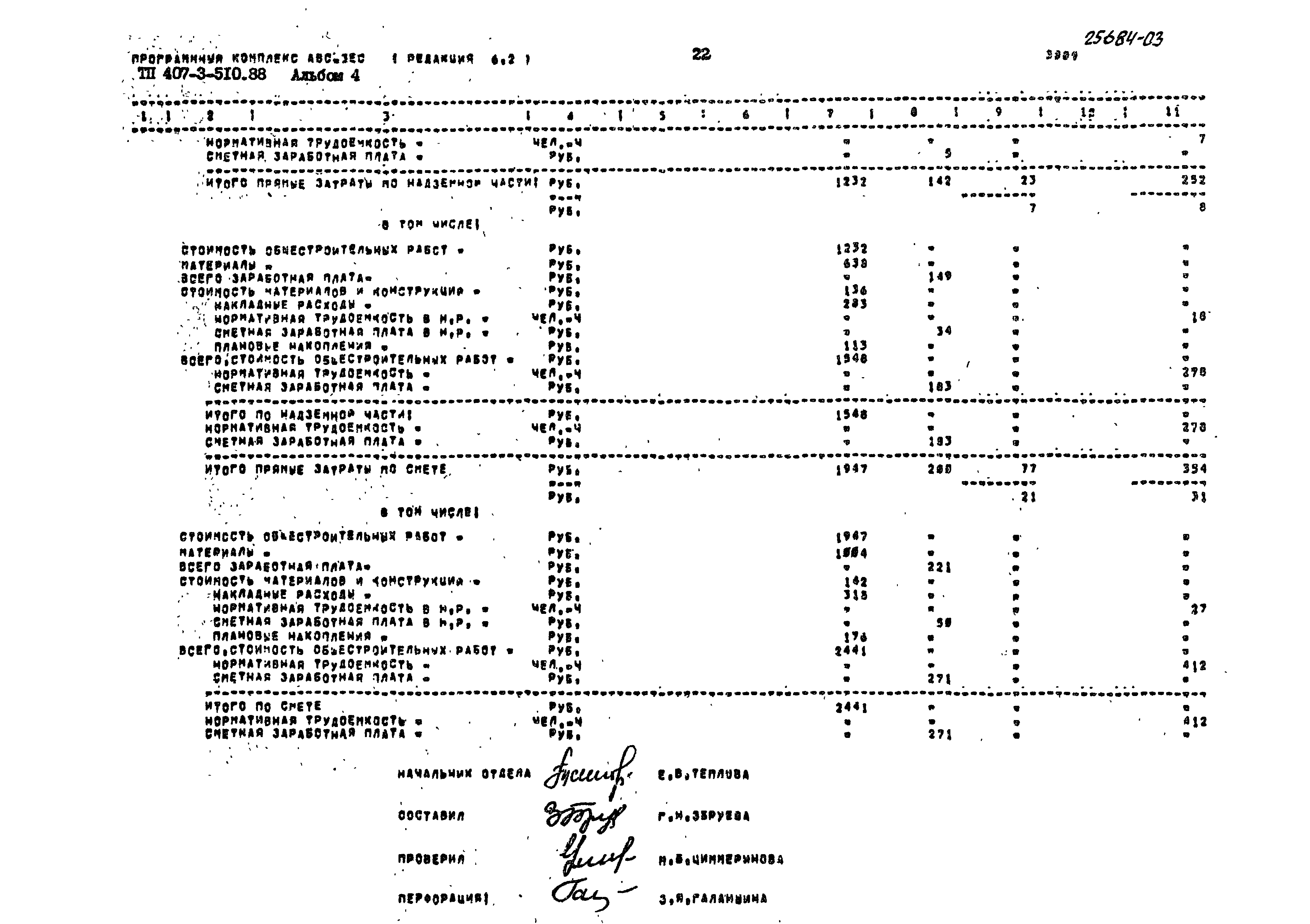 Типовой проект 407-3-510.88