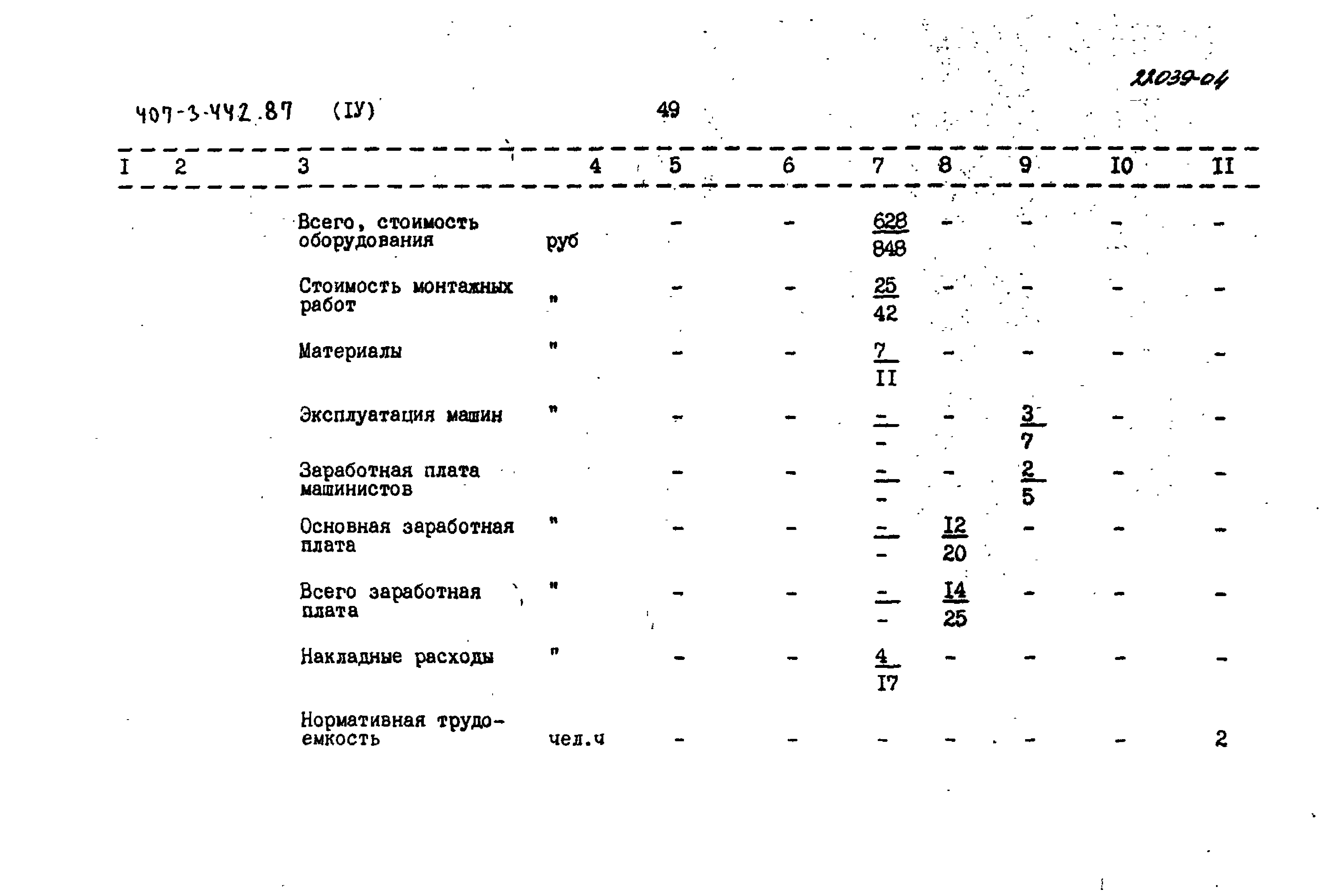 Типовой проект 407-3-442.87