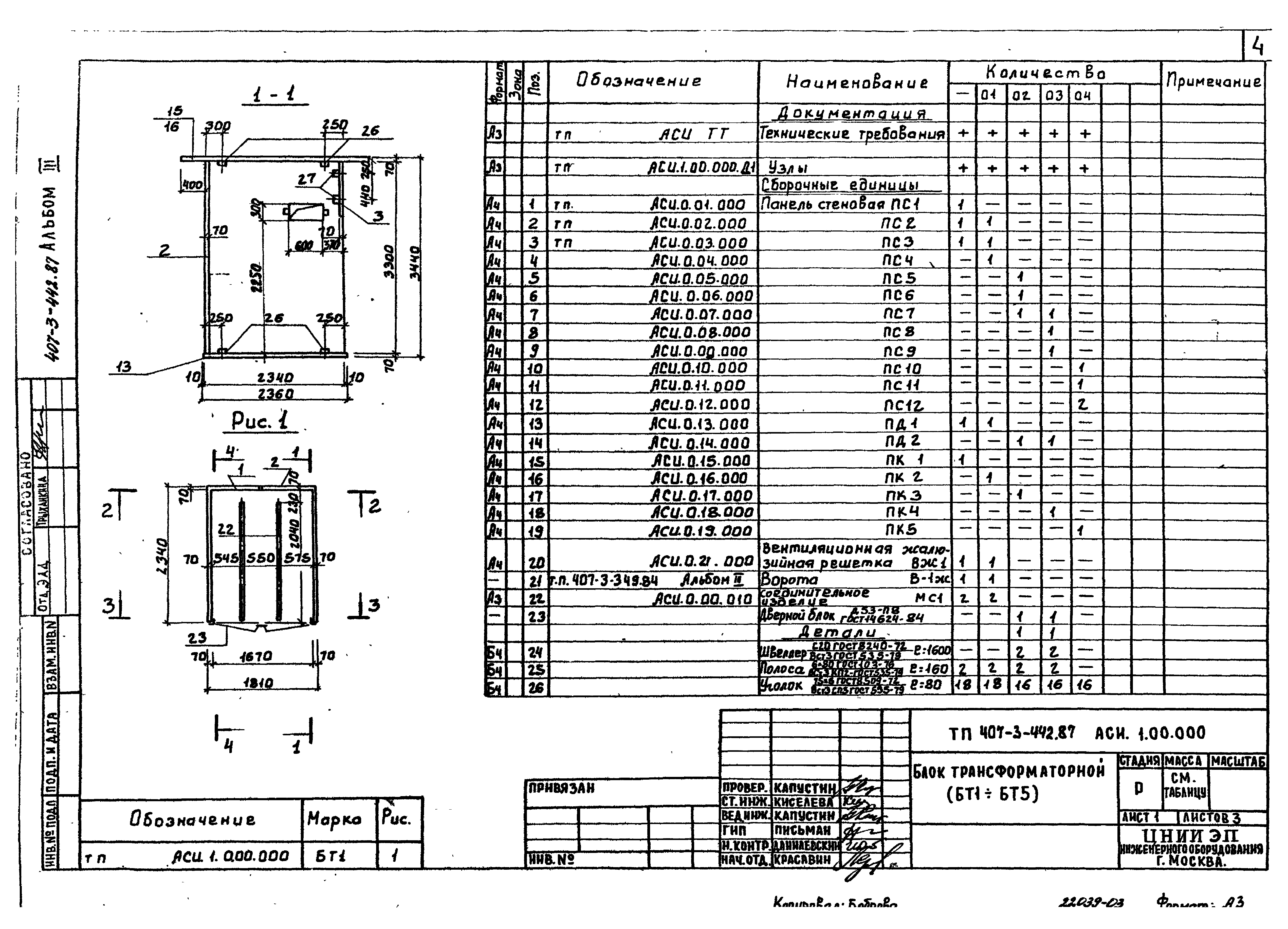 Типовой проект 407-3-442.87
