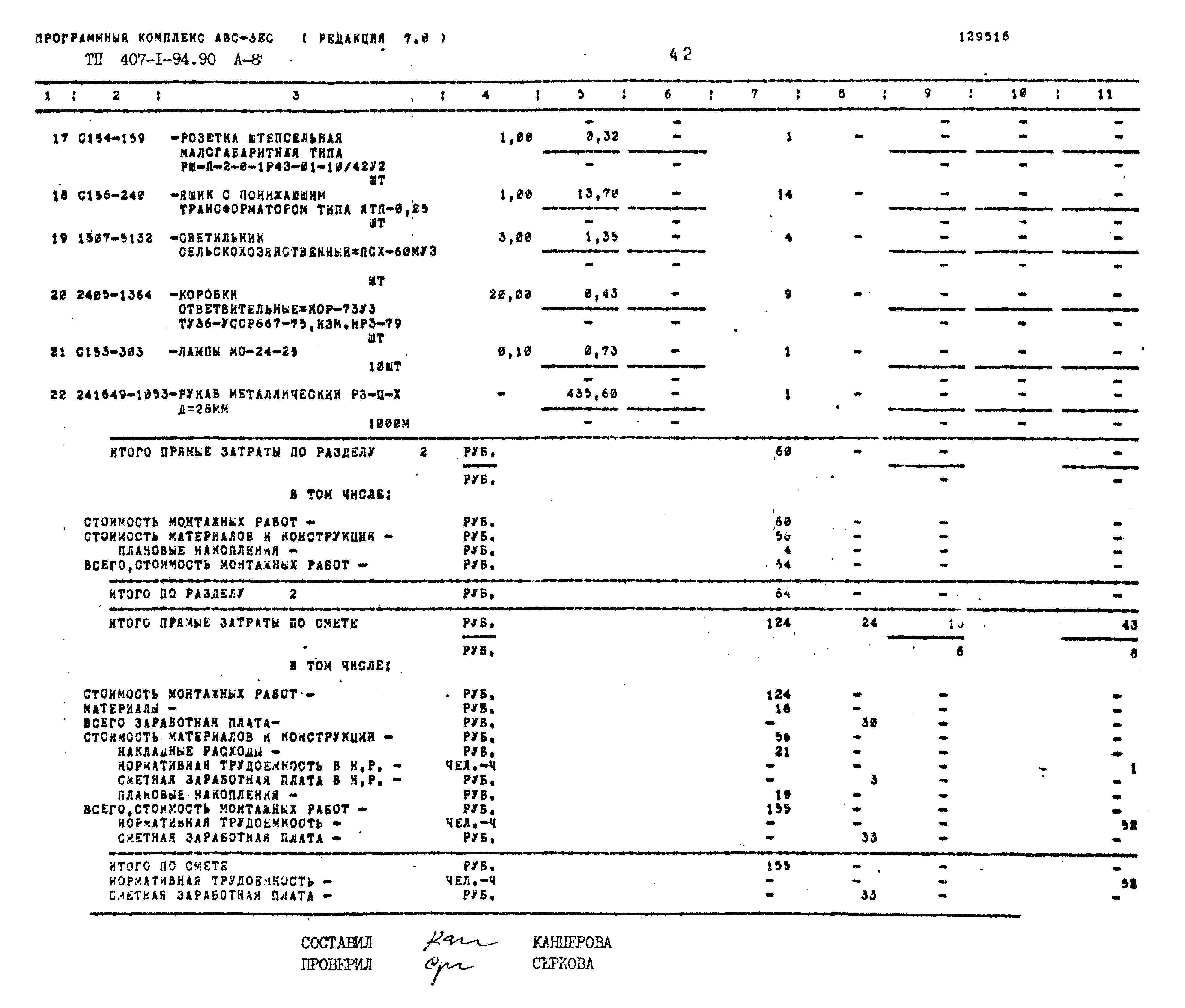 Типовой проект 407-1-94.90