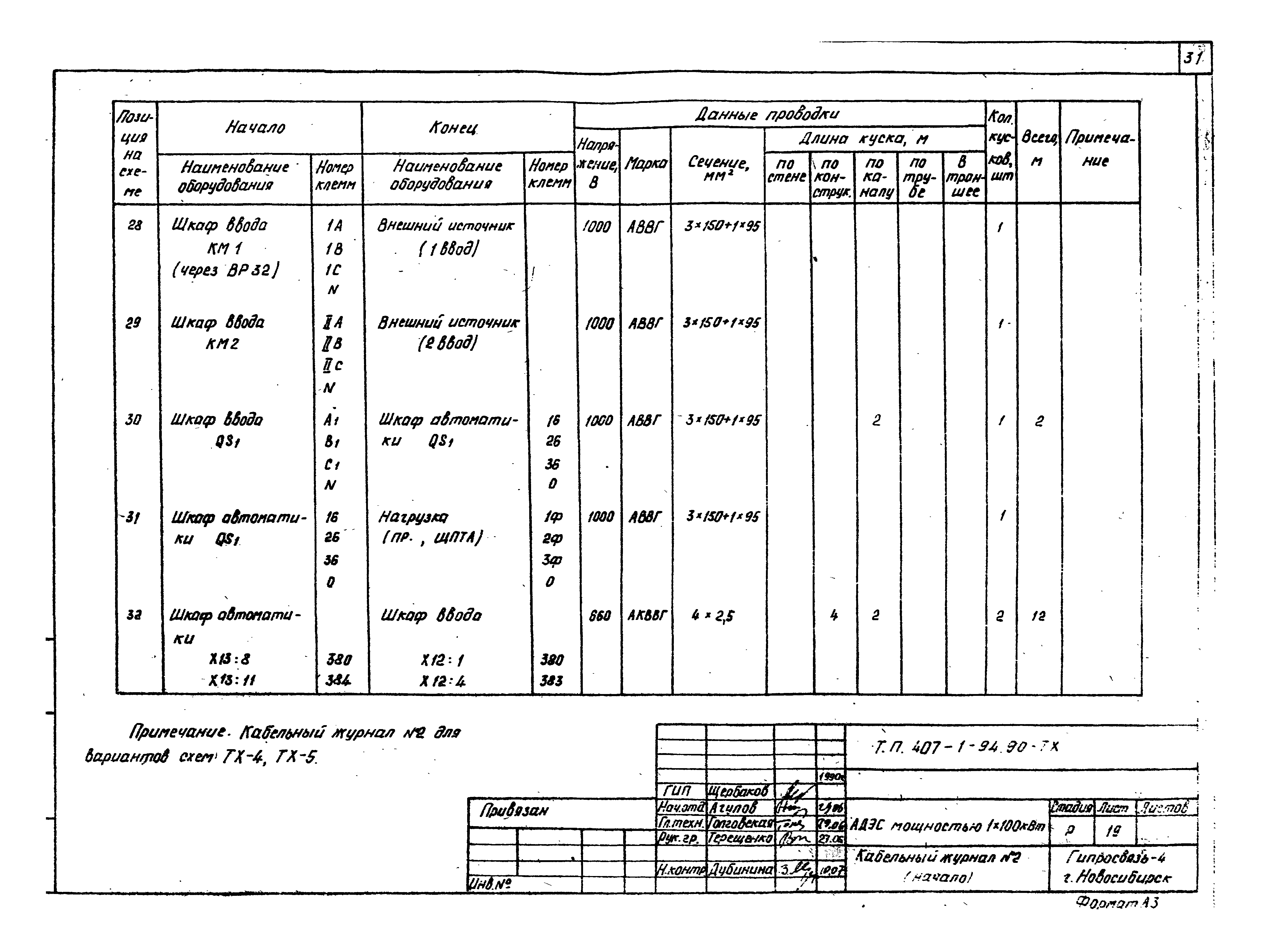 Типовой проект 407-1-94.90