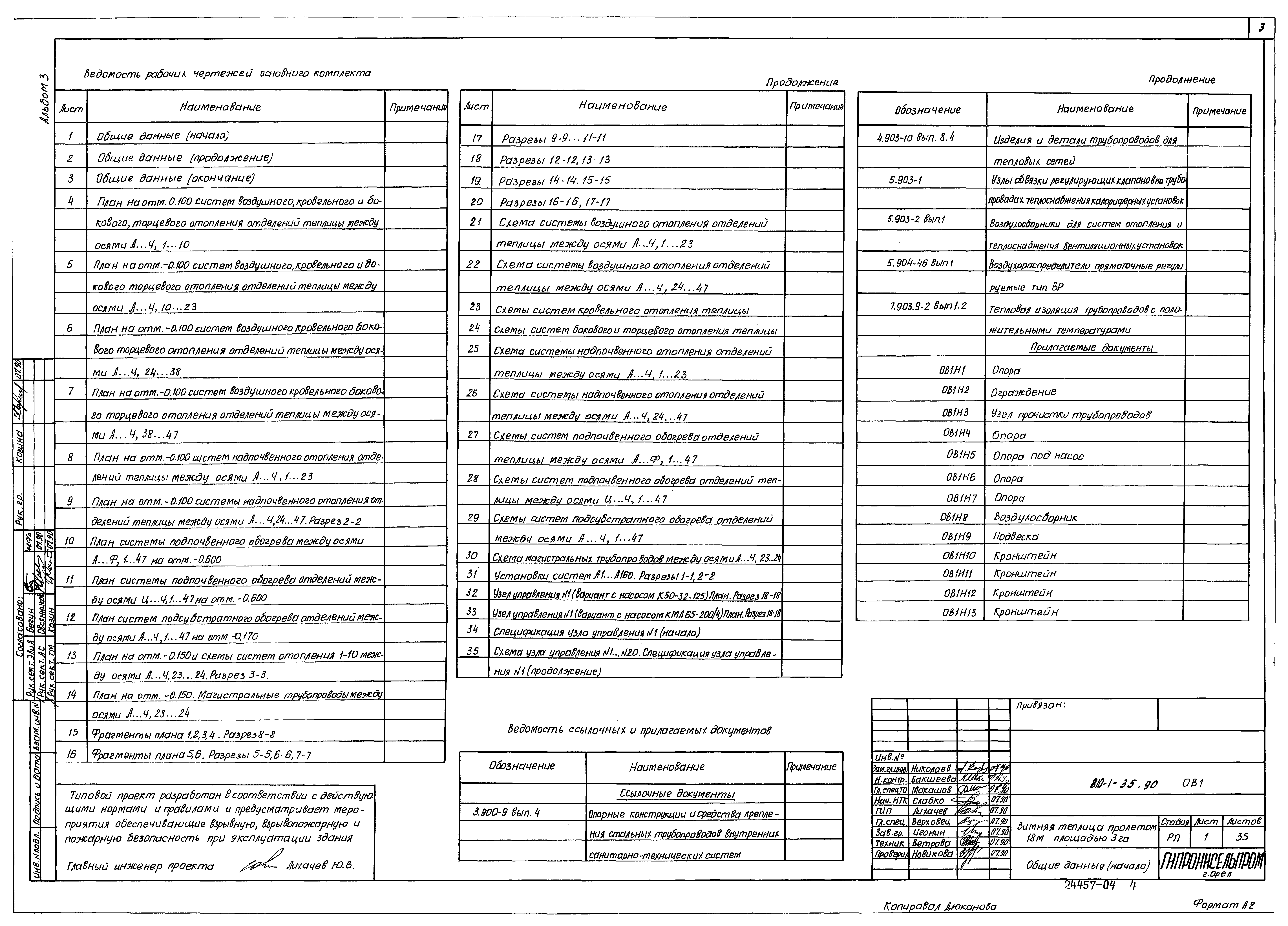 Типовой проект 810-1-35.90