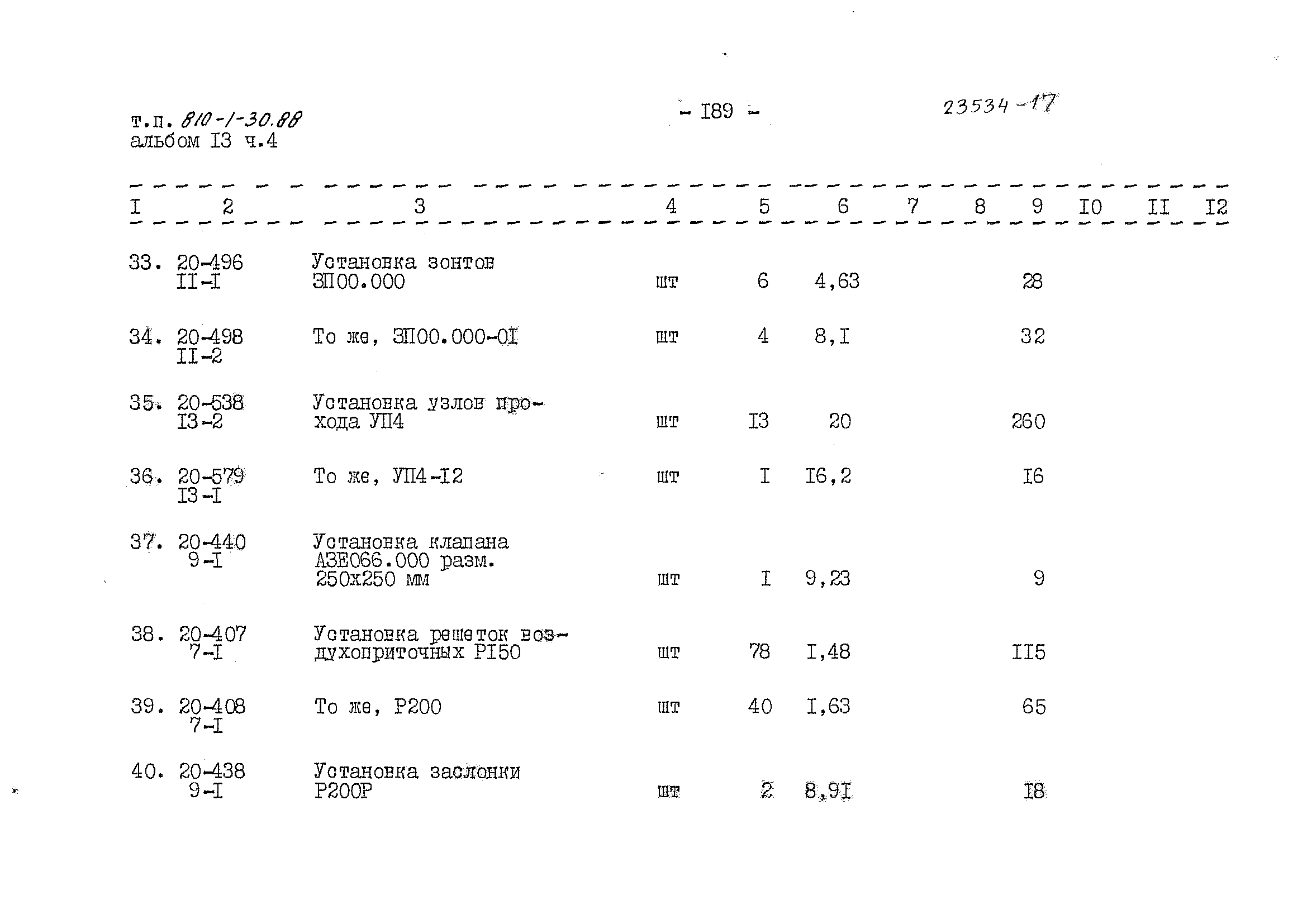 Типовой проект 810-1-30.88