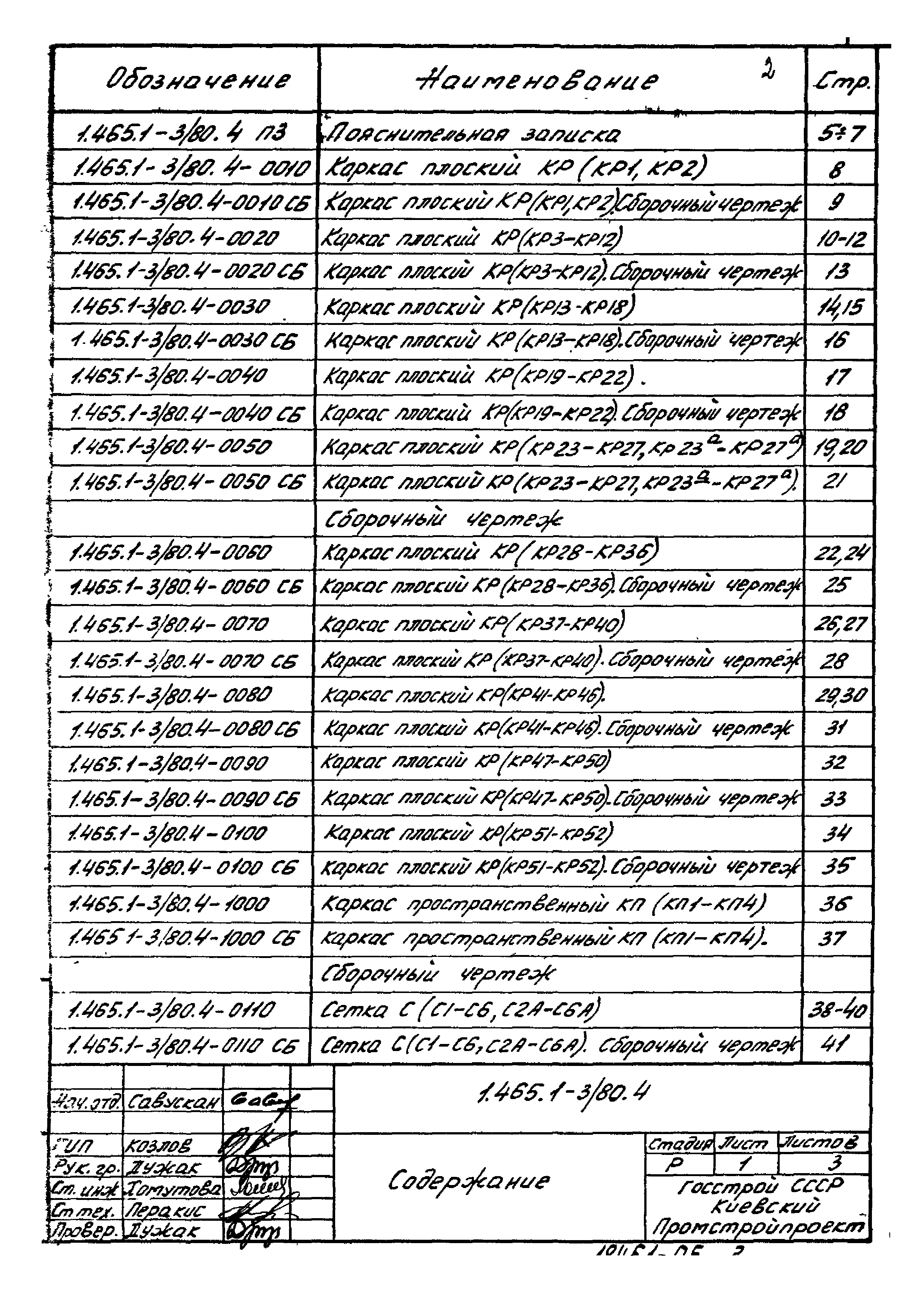 Серия 1.465.1-3/80