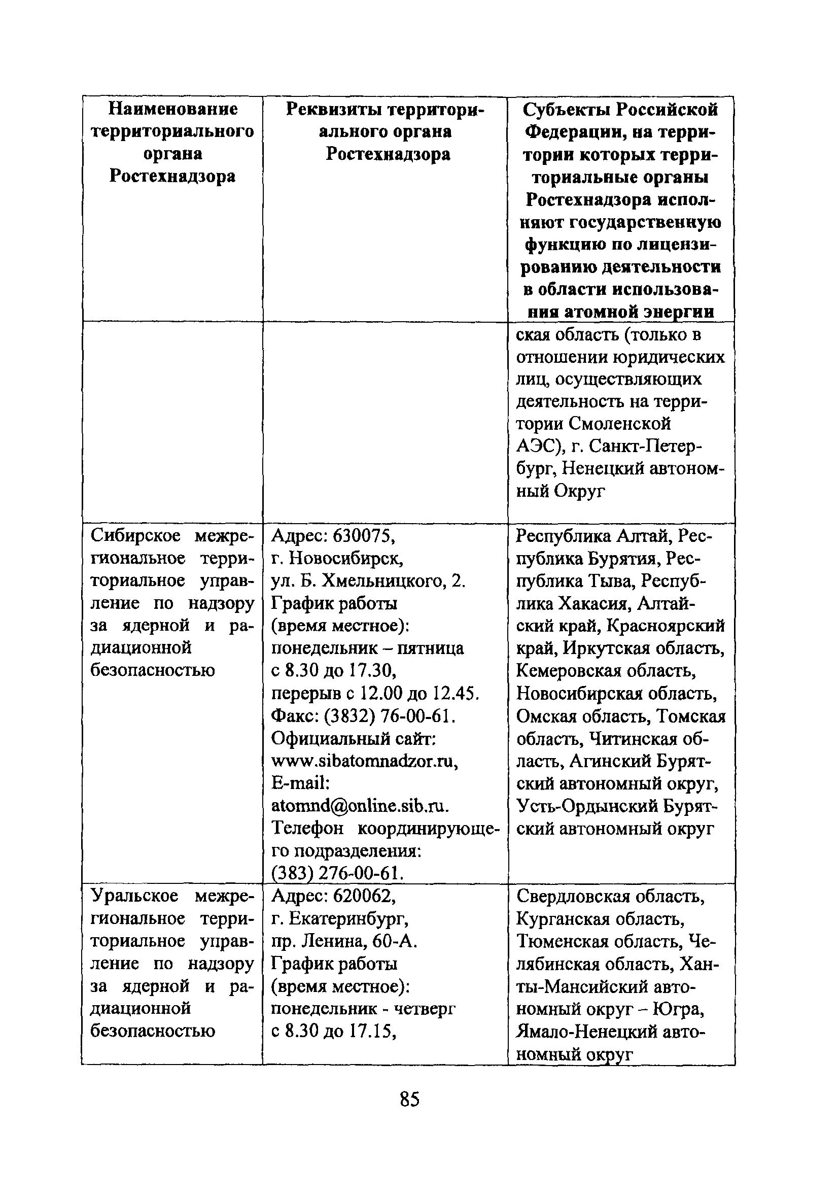 Скачать Административный регламент исполнения Федеральной службой по  экологическому, технологическому и атомному надзору государственной функции  по лицензированию деятельности в области использования атомной энергии