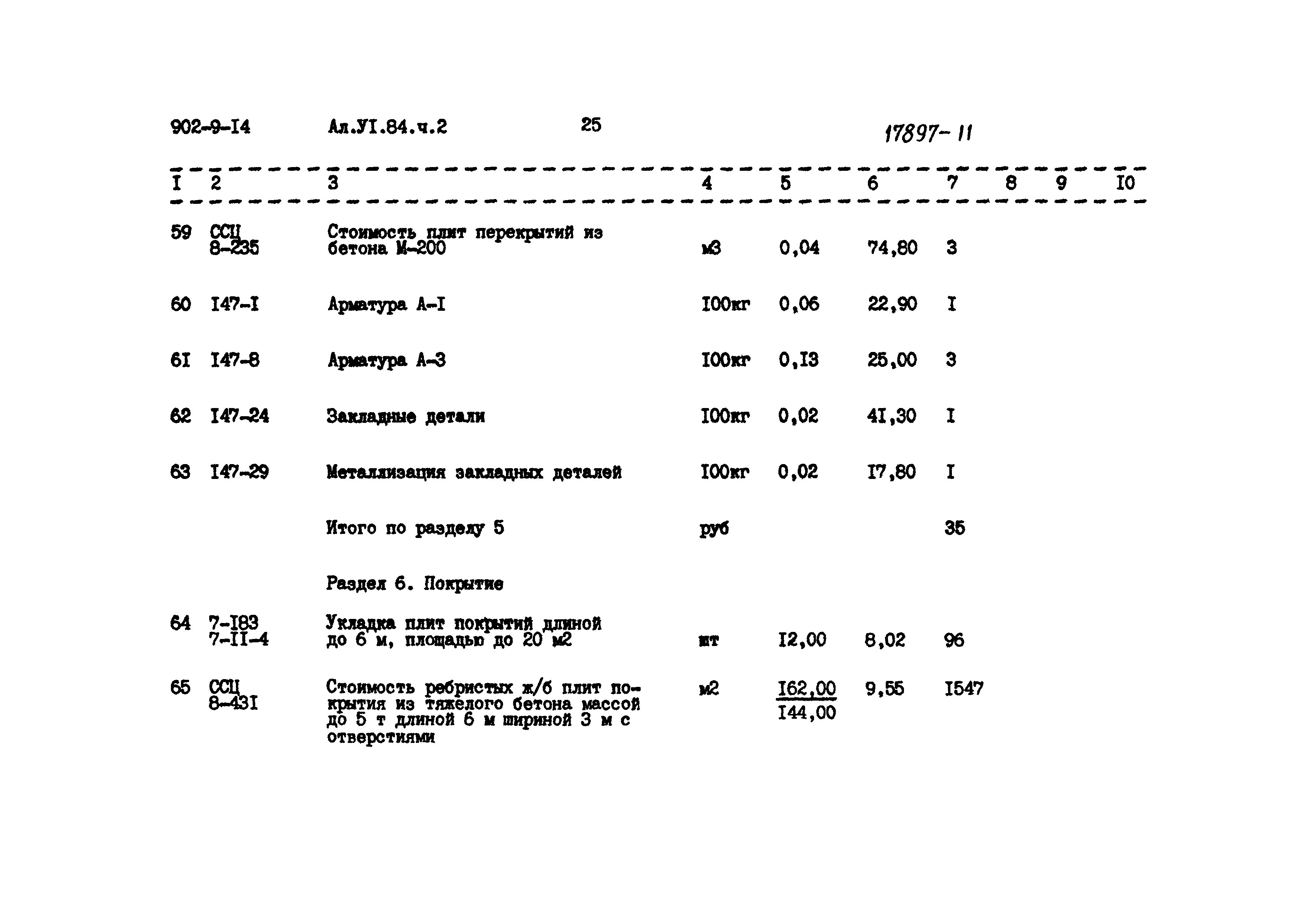 Типовой проект 902-9-14