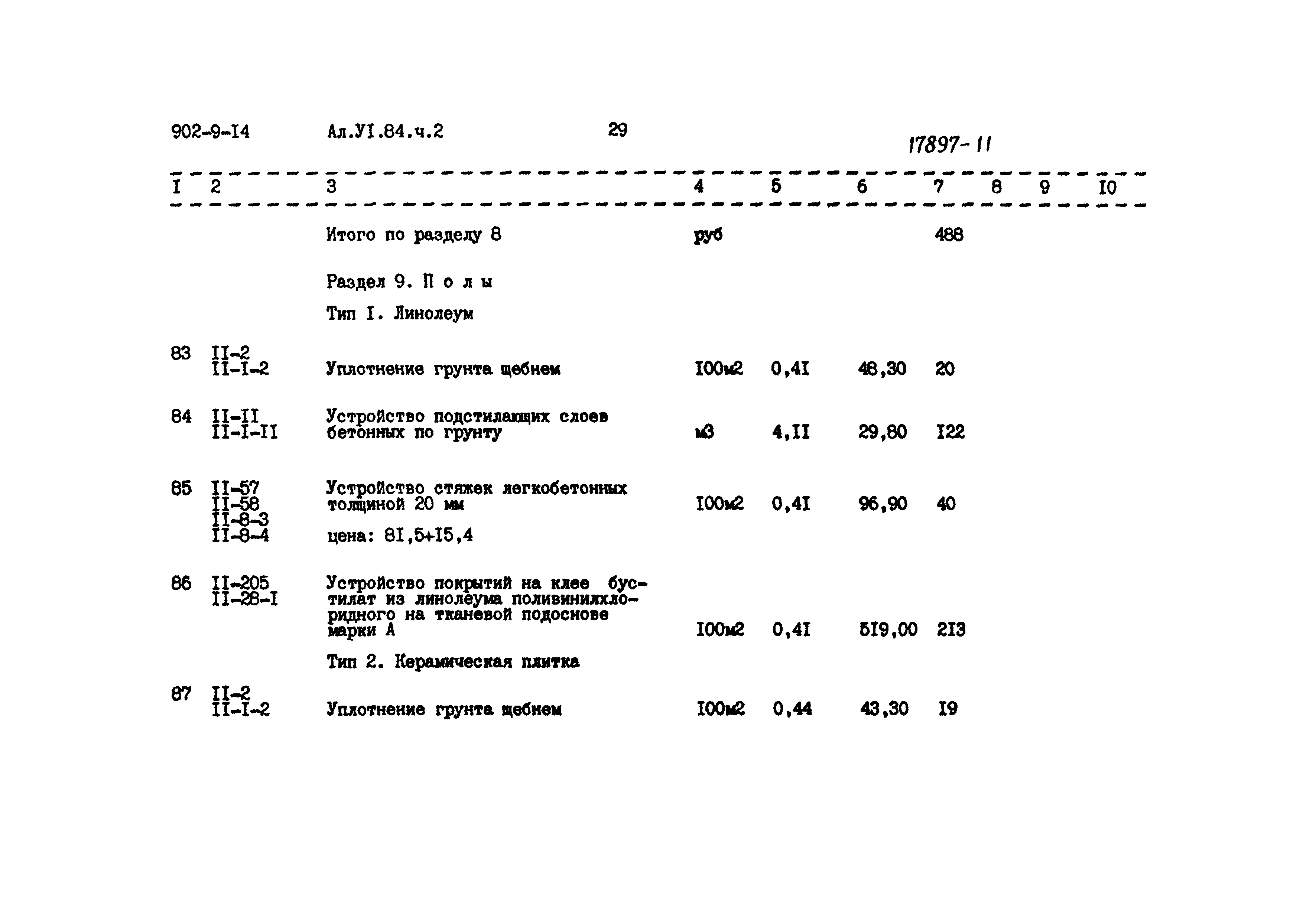 Типовой проект 902-9-14