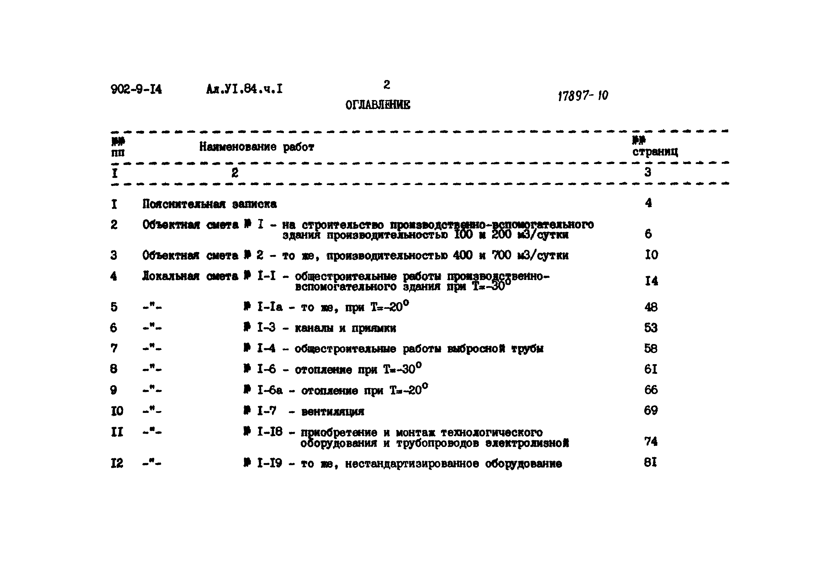 Типовой проект 902-9-14