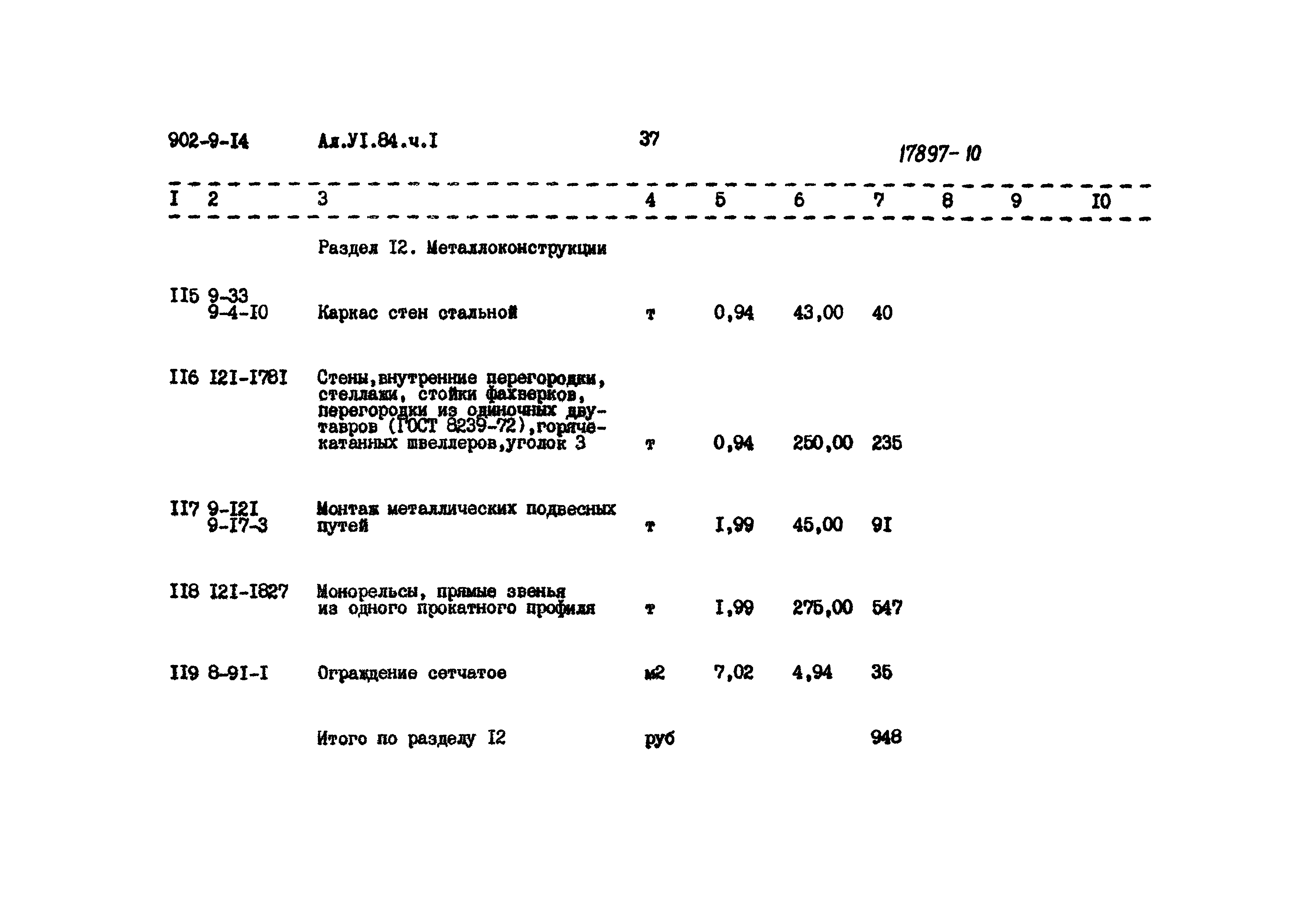 Типовой проект 902-9-14