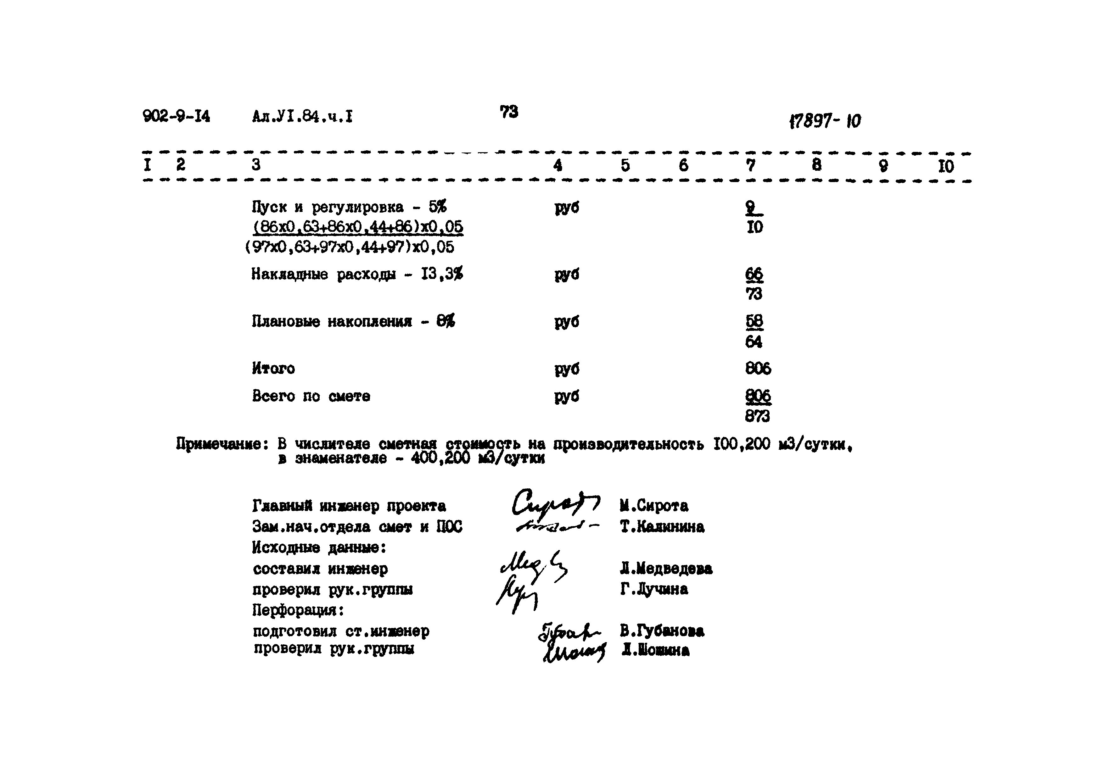 Типовой проект 902-9-14