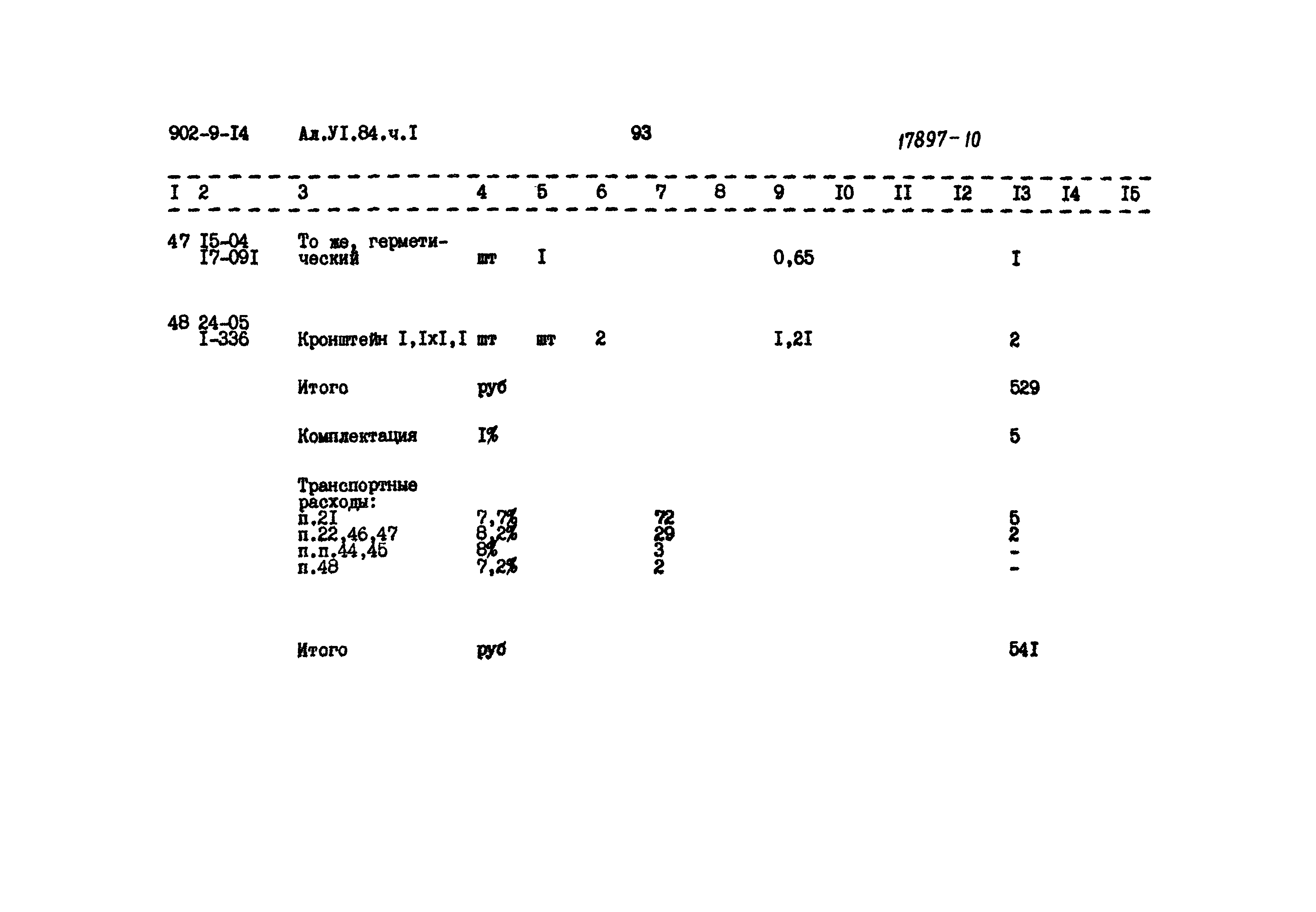 Типовой проект 902-9-14