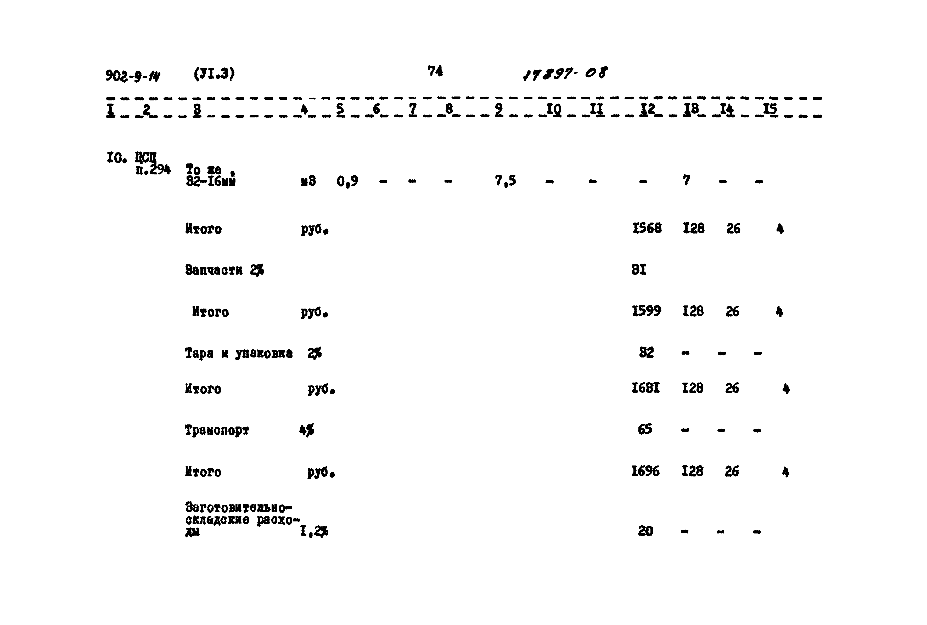 Типовой проект 902-9-14