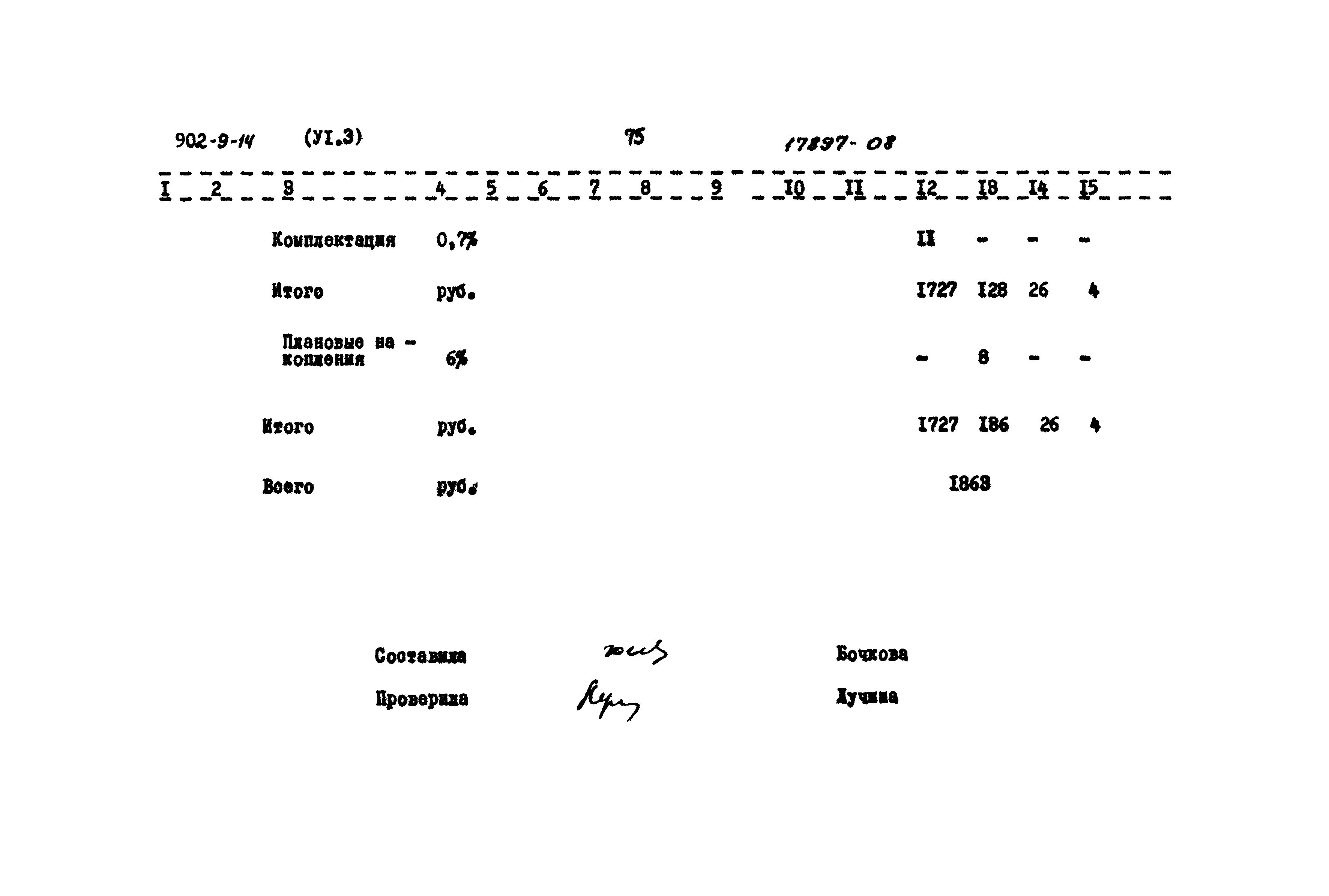 Типовой проект 902-9-14