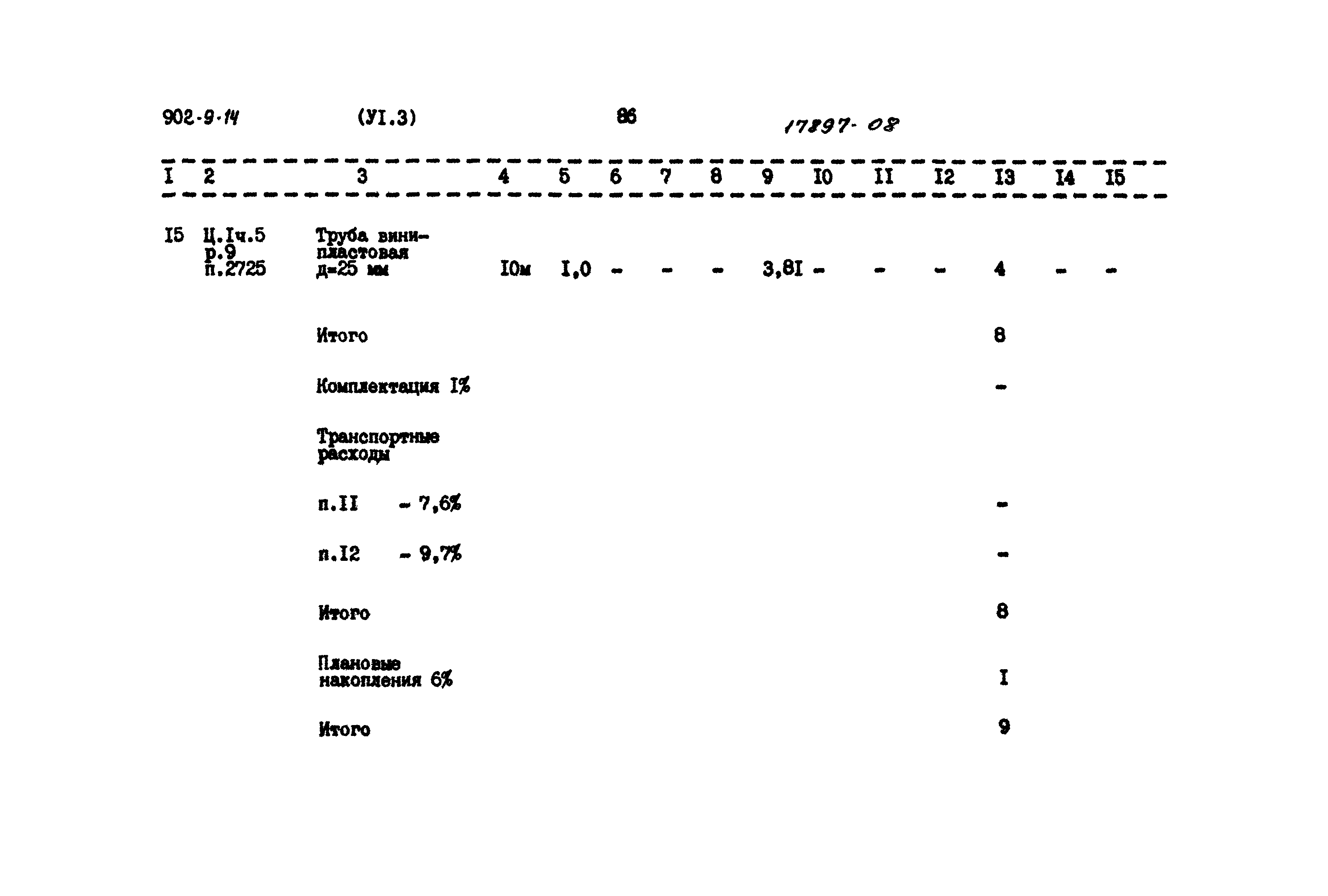 Типовой проект 902-9-14