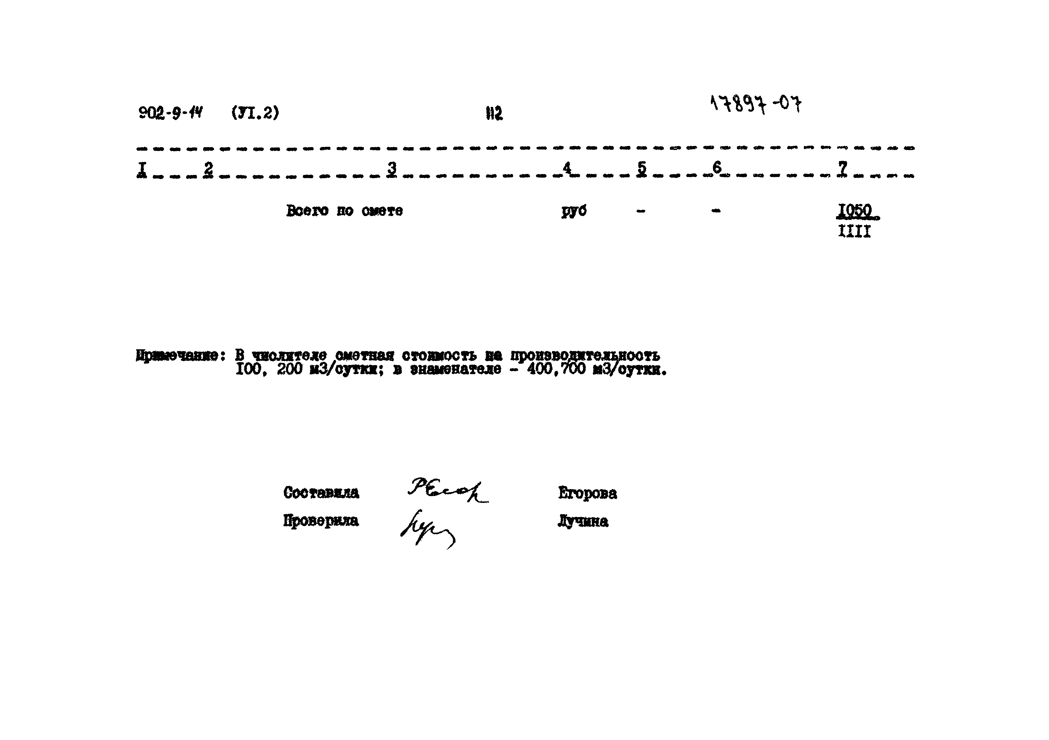 Типовой проект 902-9-14