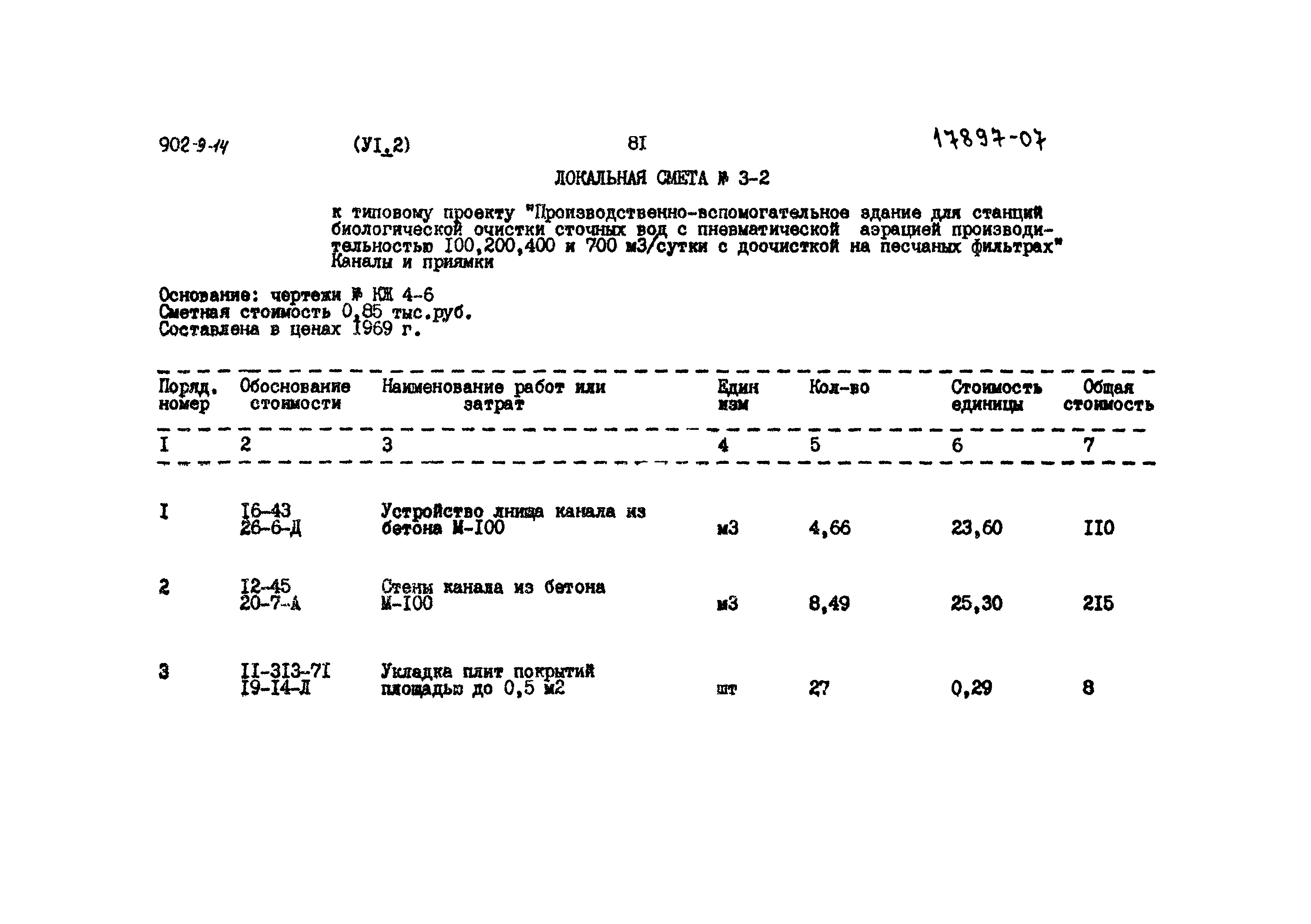 Типовой проект 902-9-14