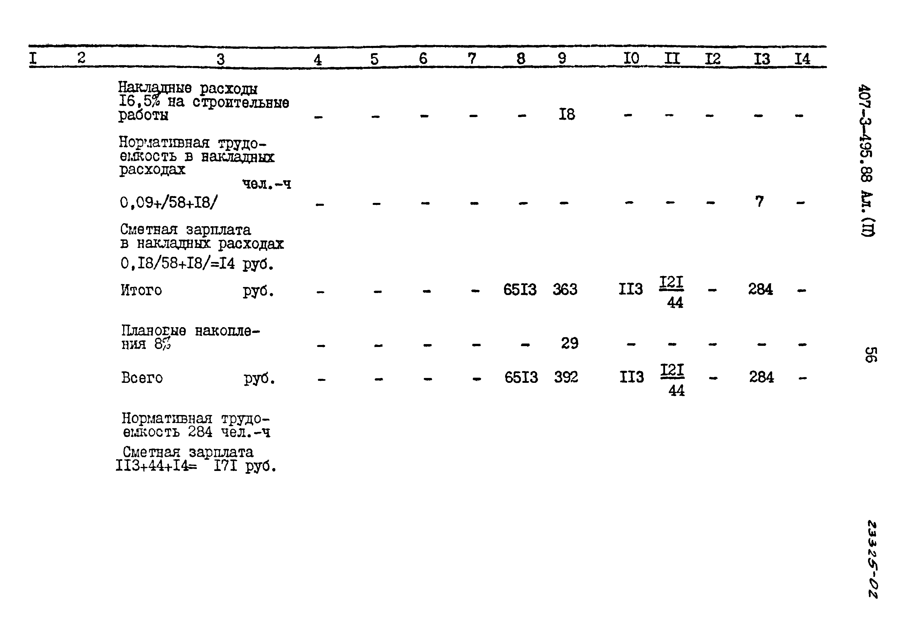 Типовой проект 407-3-495.88