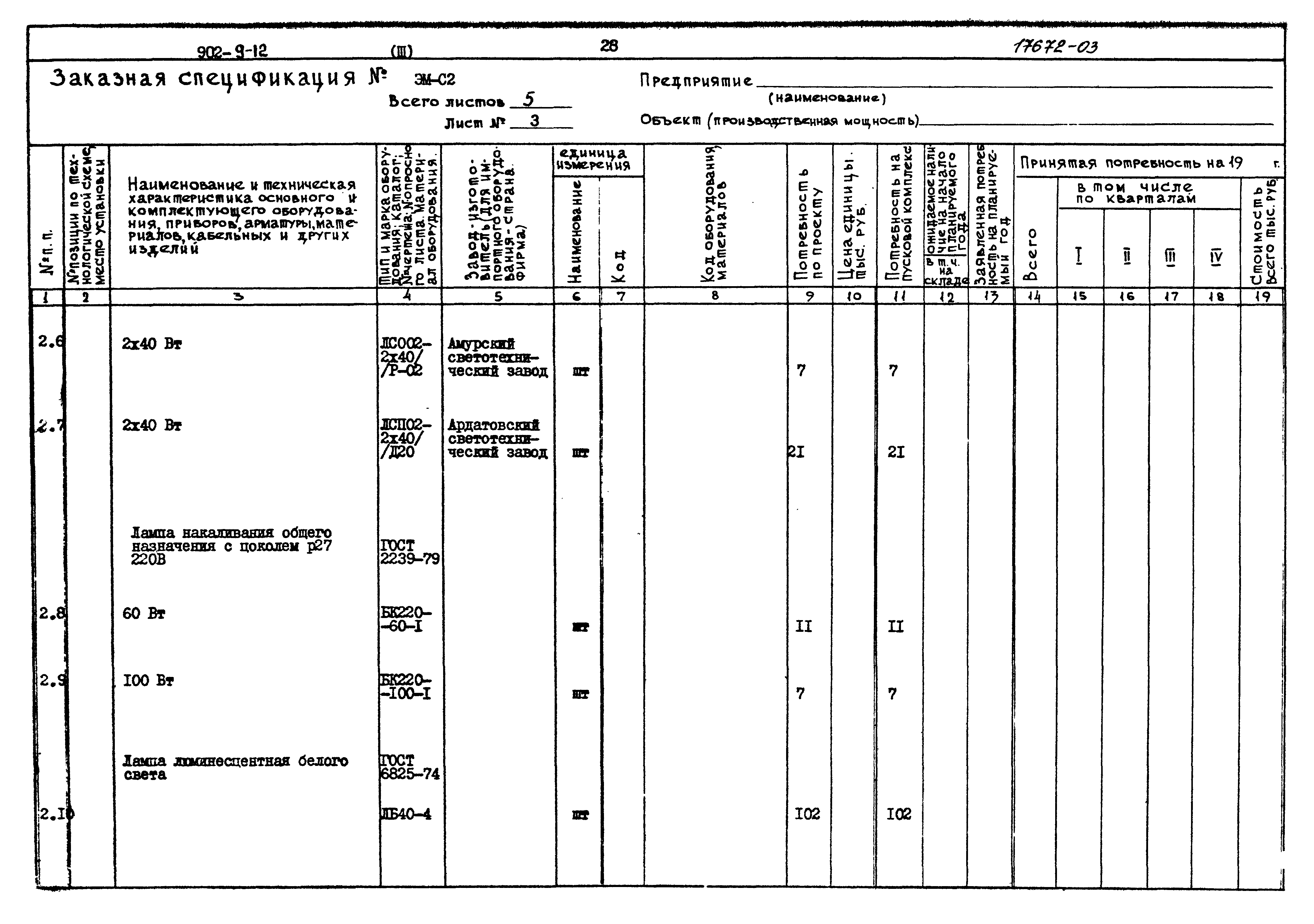Типовой проект 902-9-12