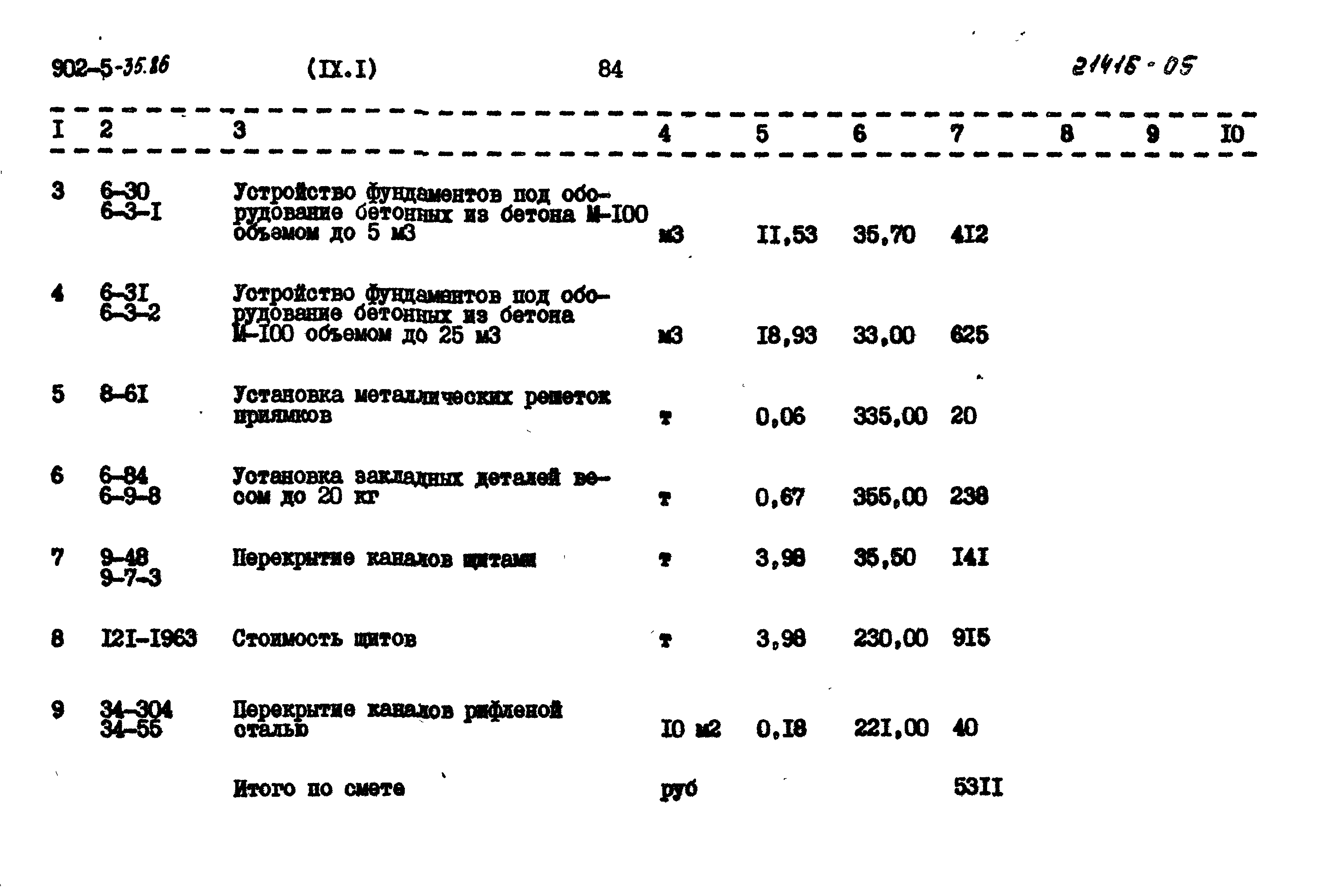Типовой проект 902-5-35.86
