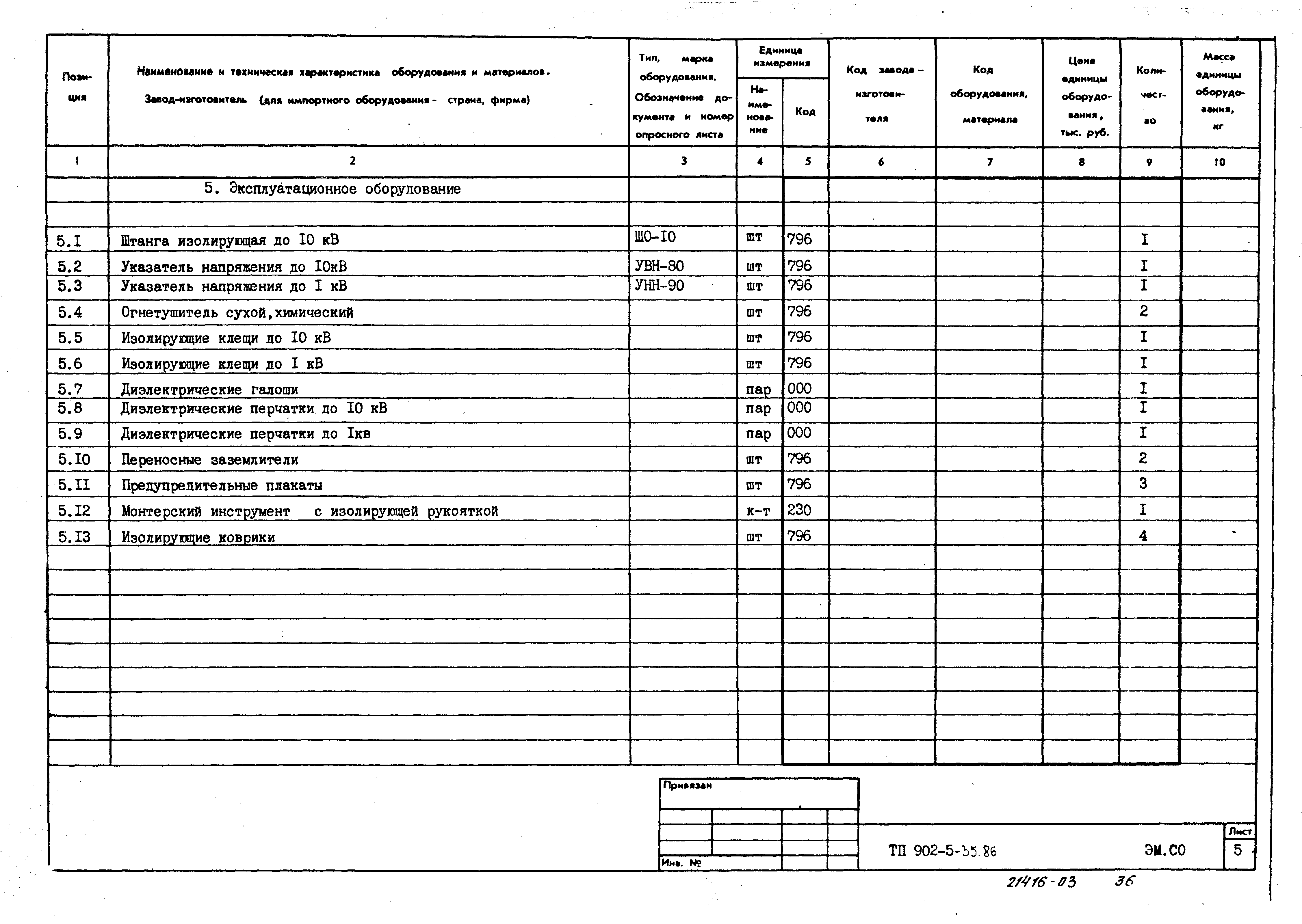 Типовой проект 902-5-35.86