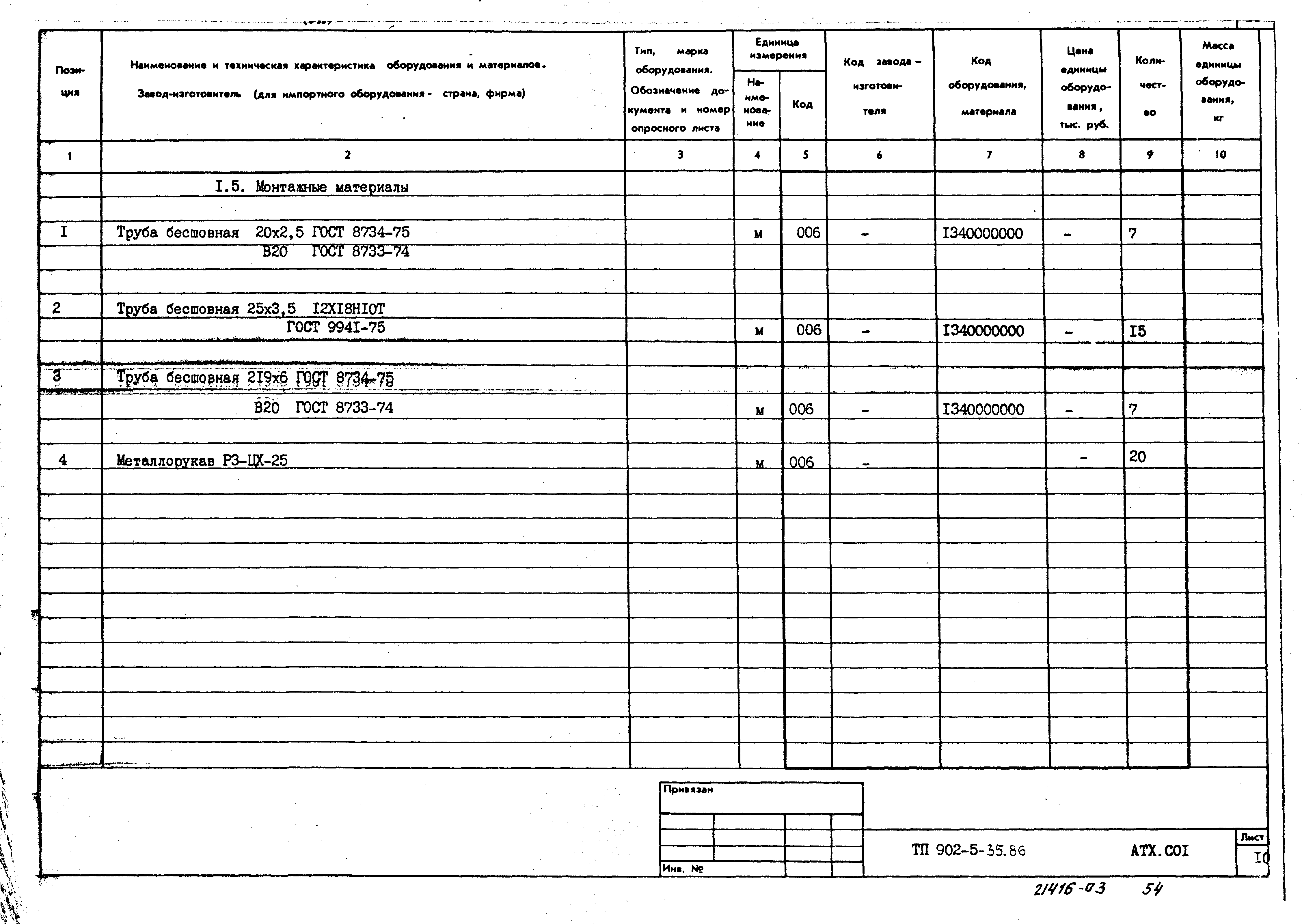 Типовой проект 902-5-35.86